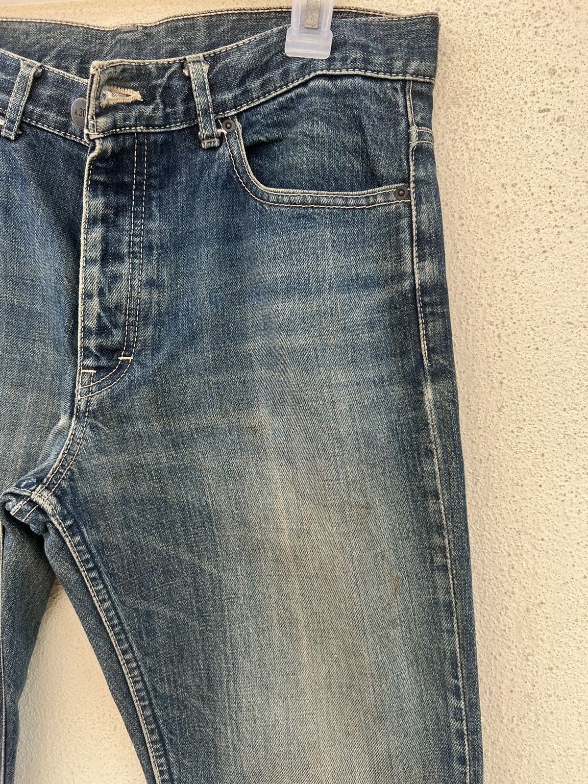 N.Hoolywood N. Hoolywood Japan Dirty Mud Denim Jeans Size US 31 - 11 Thumbnail