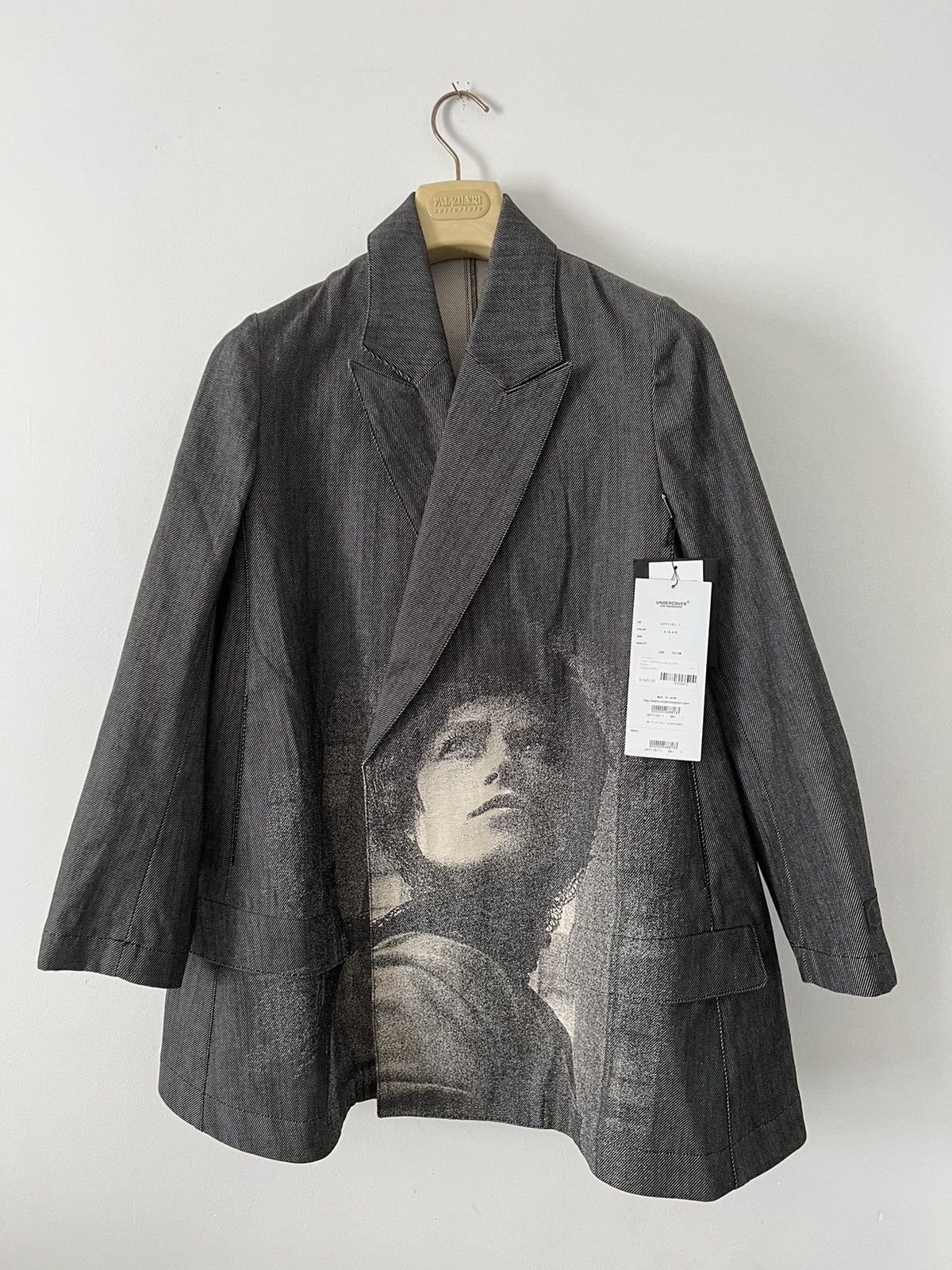 image of Ss20 Undercover Cindy Sherman Denim Long Blazer in Black, Women's (Size Small)