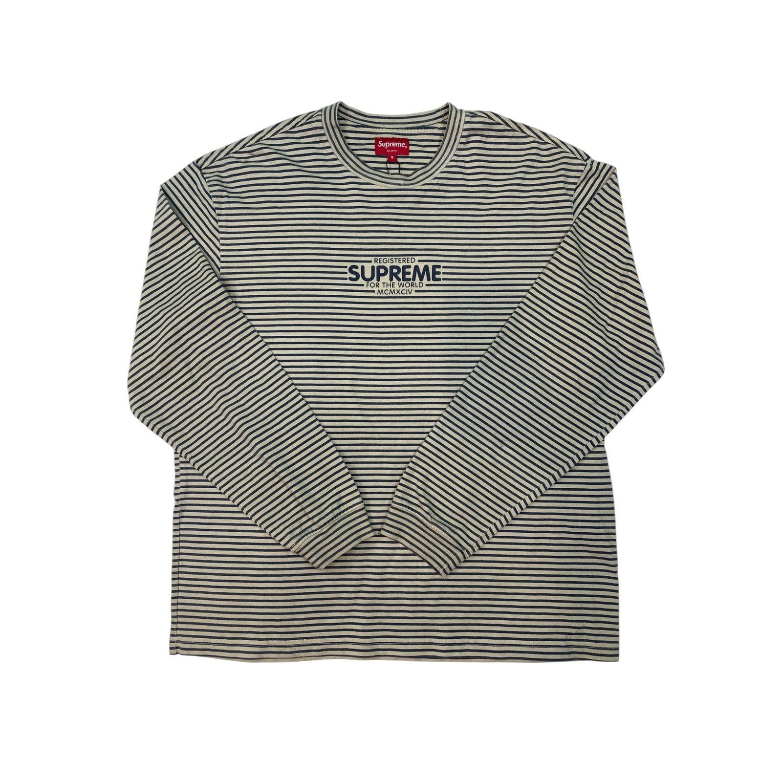Velour Crewneck Peach Supreme Crewneck Striped Twill Crewneck Burgundy