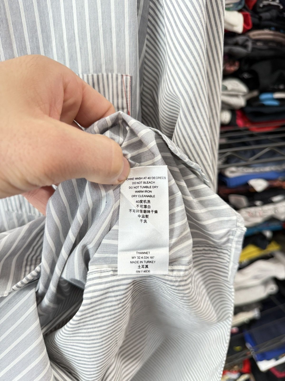 Reiss Striped Reiss Shirt Button Up Luxury Size US S / EU 44-46 / 1 - 7 Thumbnail