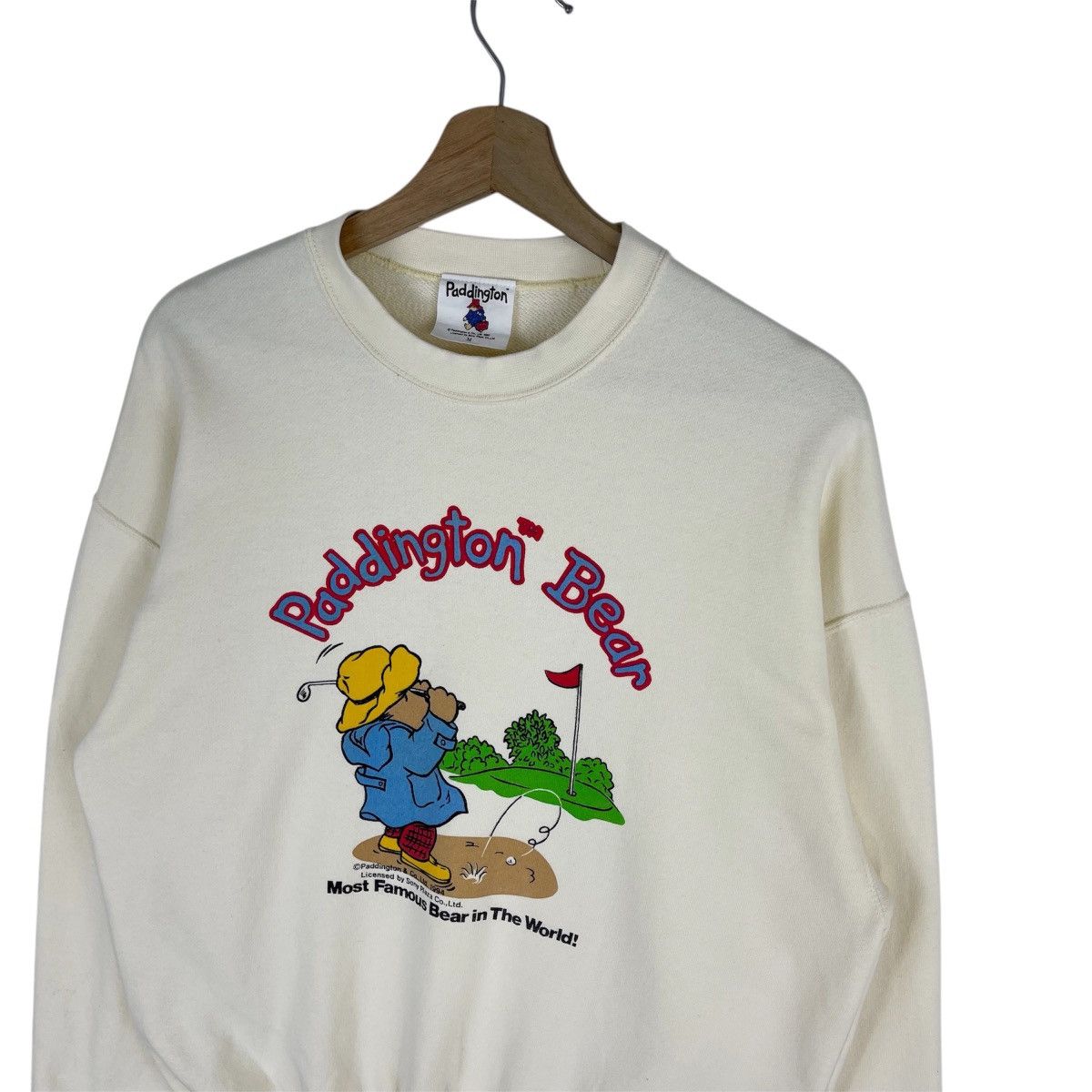 Cartoon Network × Vintage 1994 Paddington Bear Sweatshirt Size US M / EU 48-50 / 2 - 2 Thumbnail