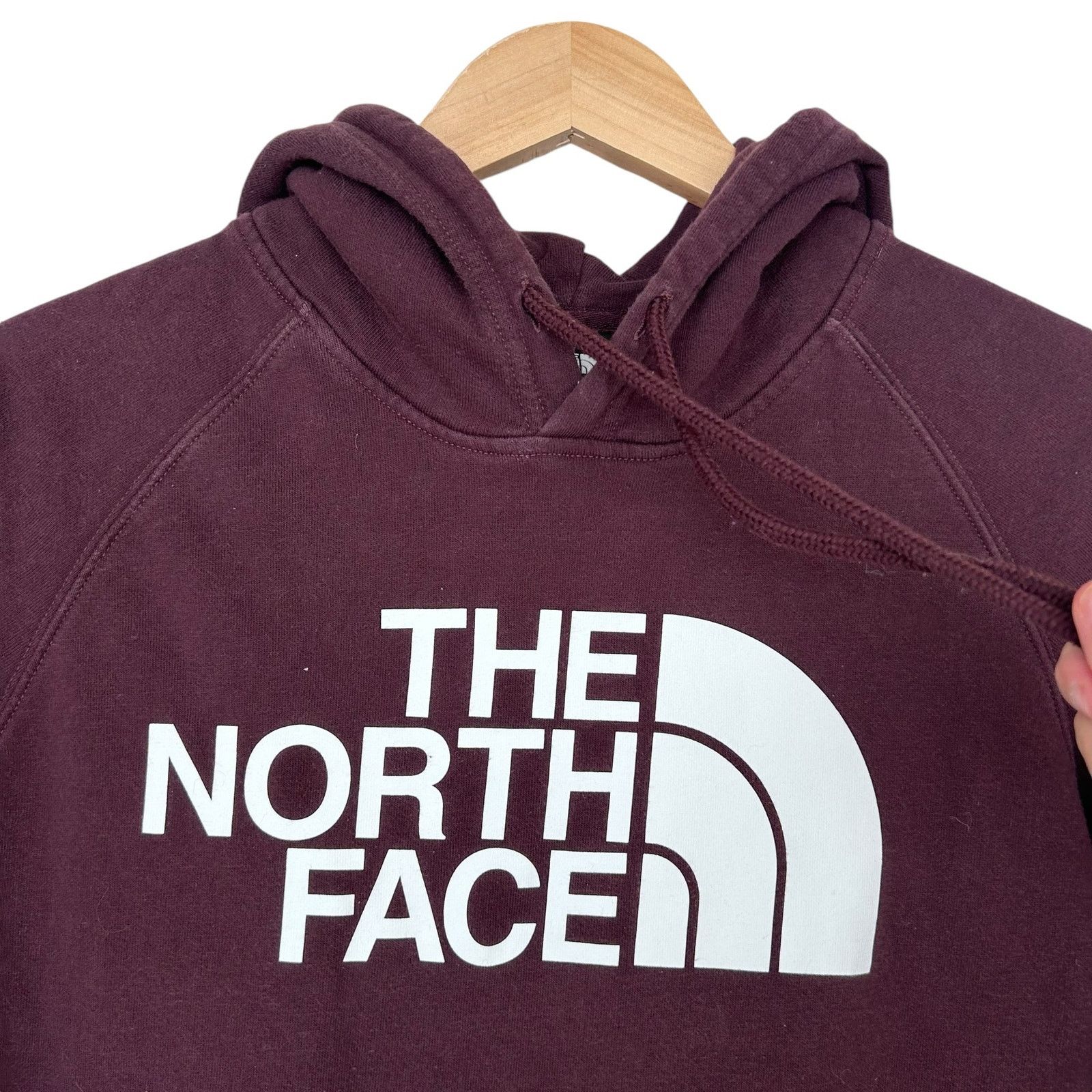 The North Face The North Face Dark Purple Hoodie Sz L Size L / US 10 / IT 46 - 2 Thumbnail