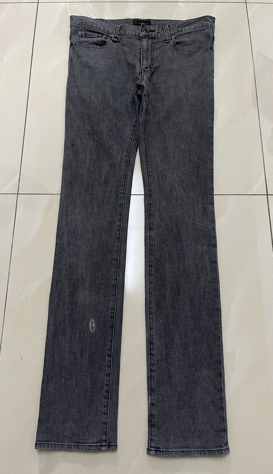 Tete Homme Tete Homme slim cutting grey black jeans Size US 31 - 2 Thumbnail