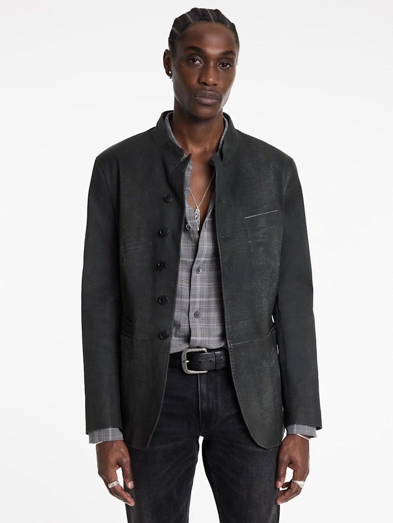 John Varvatos Varick Leather Jacket EU 50 USA 40 Size US M / EU 48-50 / 2 - 4 Thumbnail