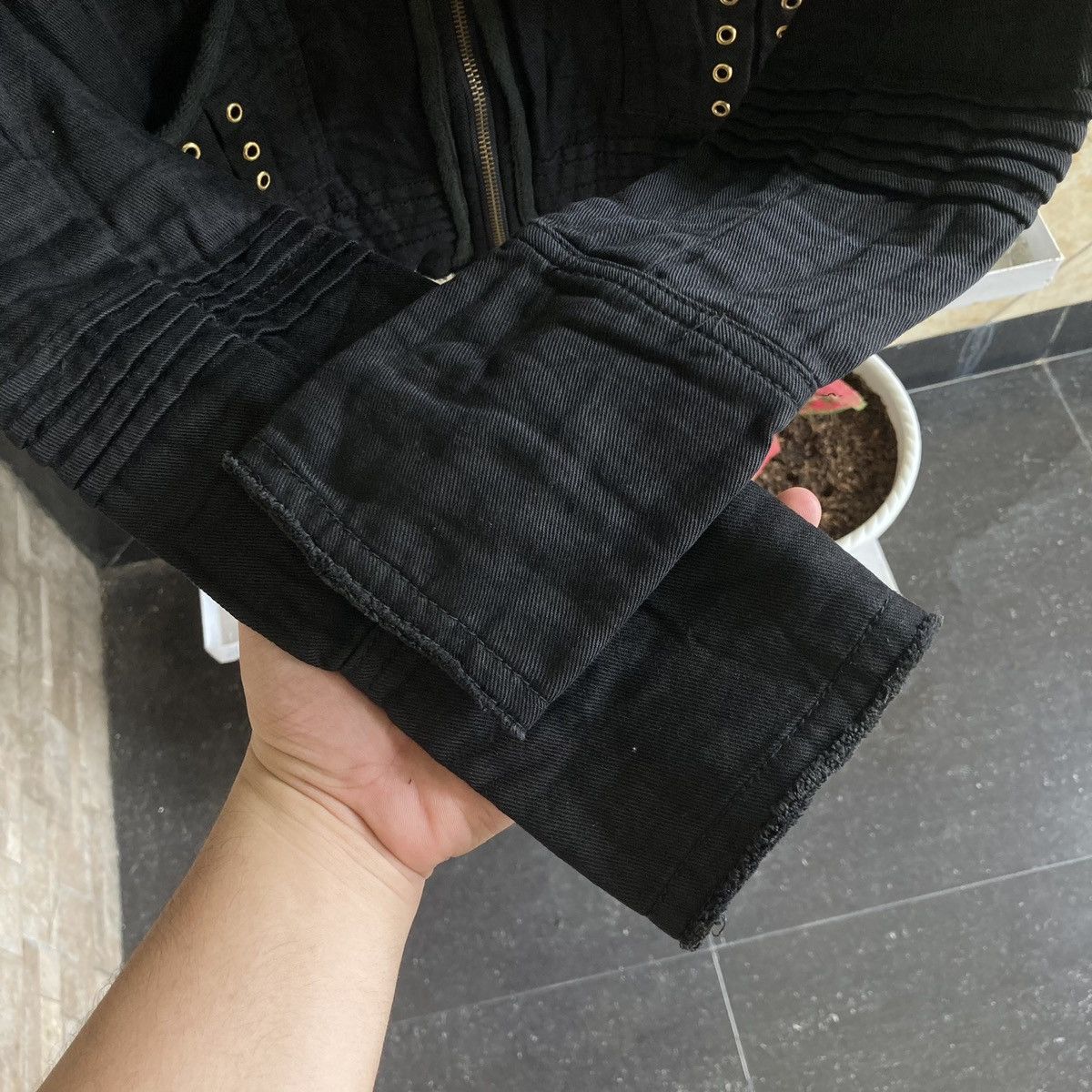 KMRii S-LAIRY - Bono Cargos Apocalypse Vkei Biker Jacket Japanese Size US S / EU 44-46 / 1 - 8 Thumbnail