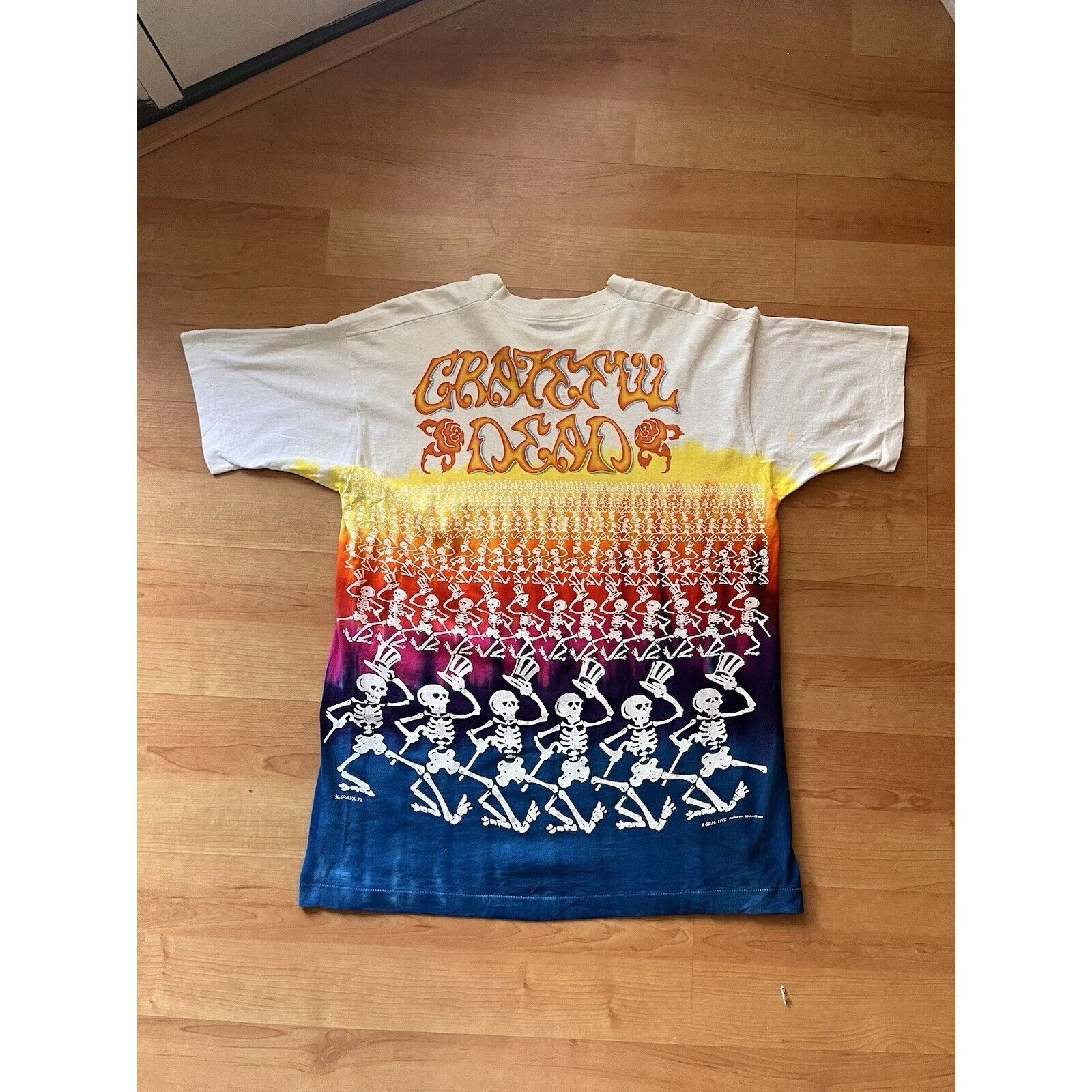 Grateful Dead × Liquid Blue GRATEFUL DEAD VINTAGE 1990S SINGLE STITCH AOP TIE DYE SHIRT Size US XL / EU 56 / 4 - 4 Thumbnail