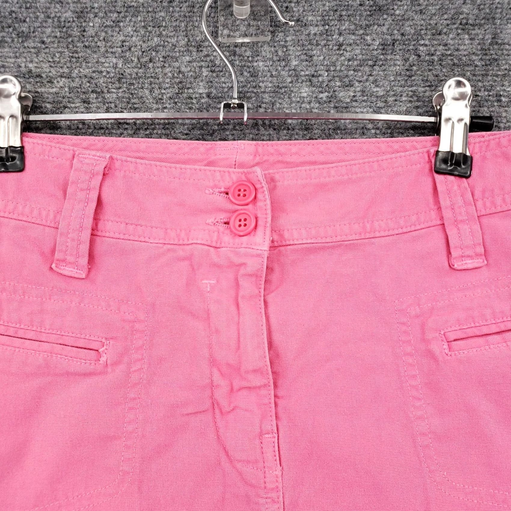 United Colors Of Benetton United Colors of Benetton Skirt Womens Pink Mini Cargo Stretch Casual US 2 38 Size 26" / US 2 / IT 38 - 7 Thumbnail