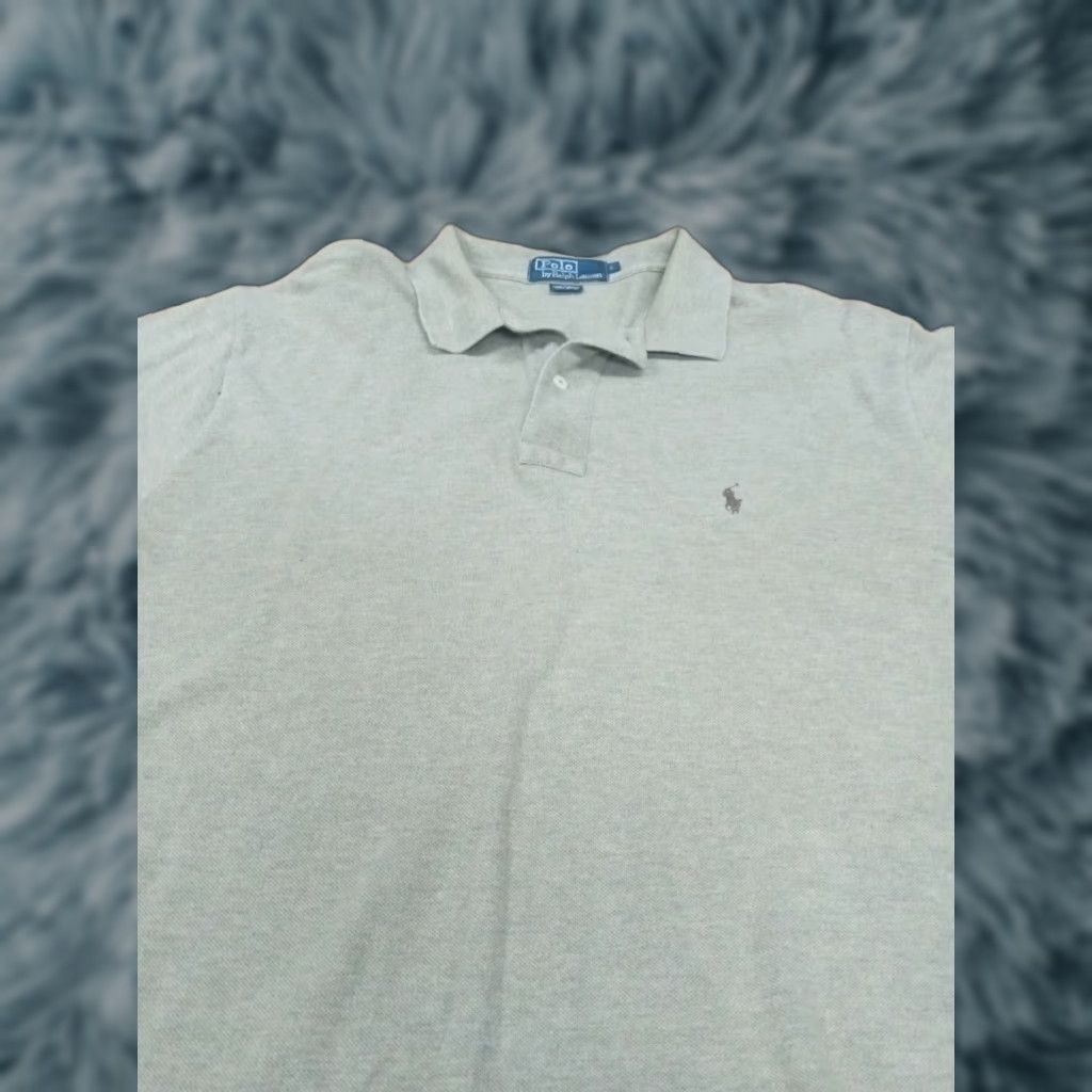Vintage Polo Ralph Lauren Polo Shirt Golf SS Large 44" Green Cotton Men Short Sleeve Regular Fit Shirt Size US L / EU 52-54 / 3 - 1 Thumbnail