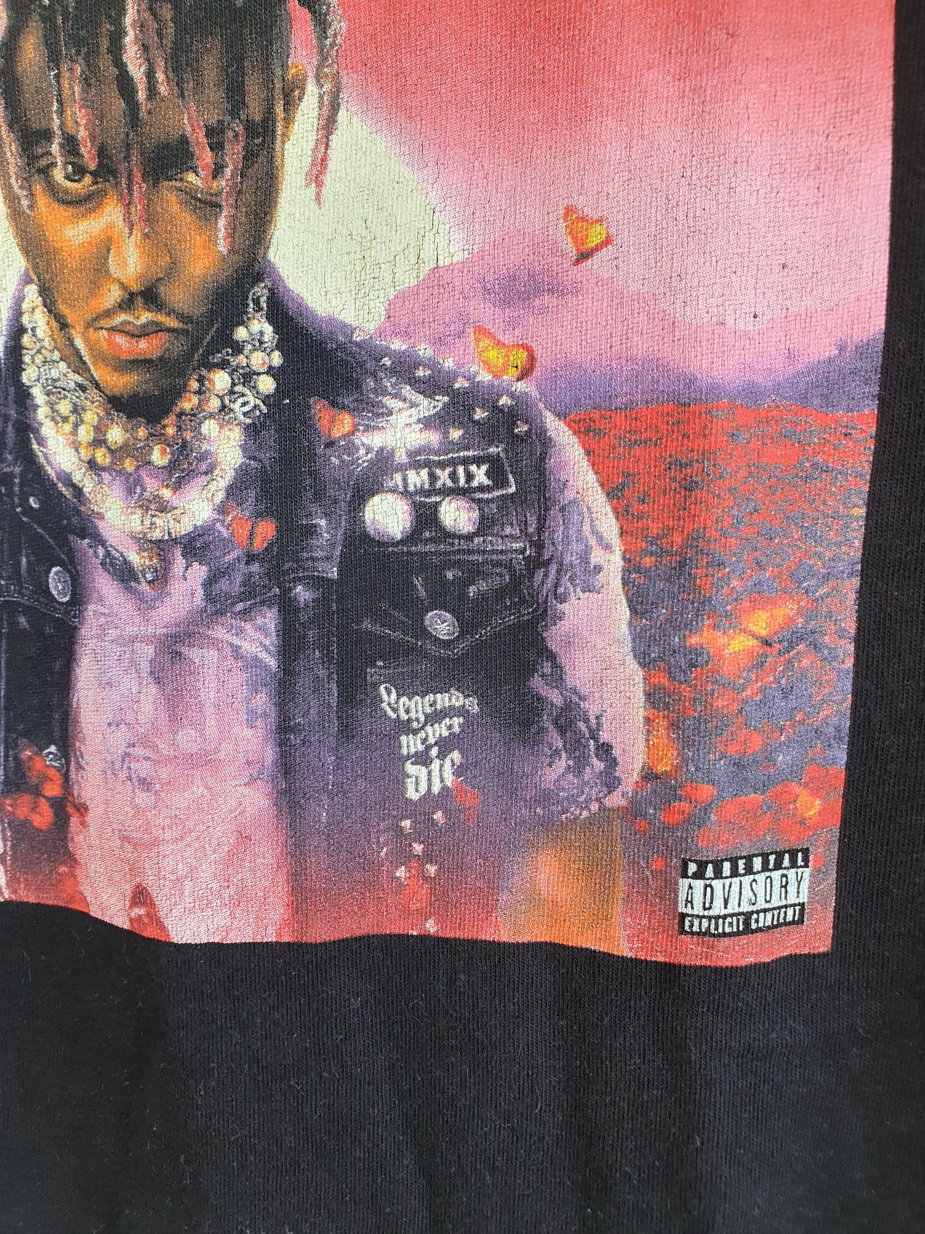 Rap Tees × Swagger Juice Wrld 999 Legends Never Die Album Graphic T-Shirt sz XL Size US XL / EU 56 / 4 - 7 Thumbnail