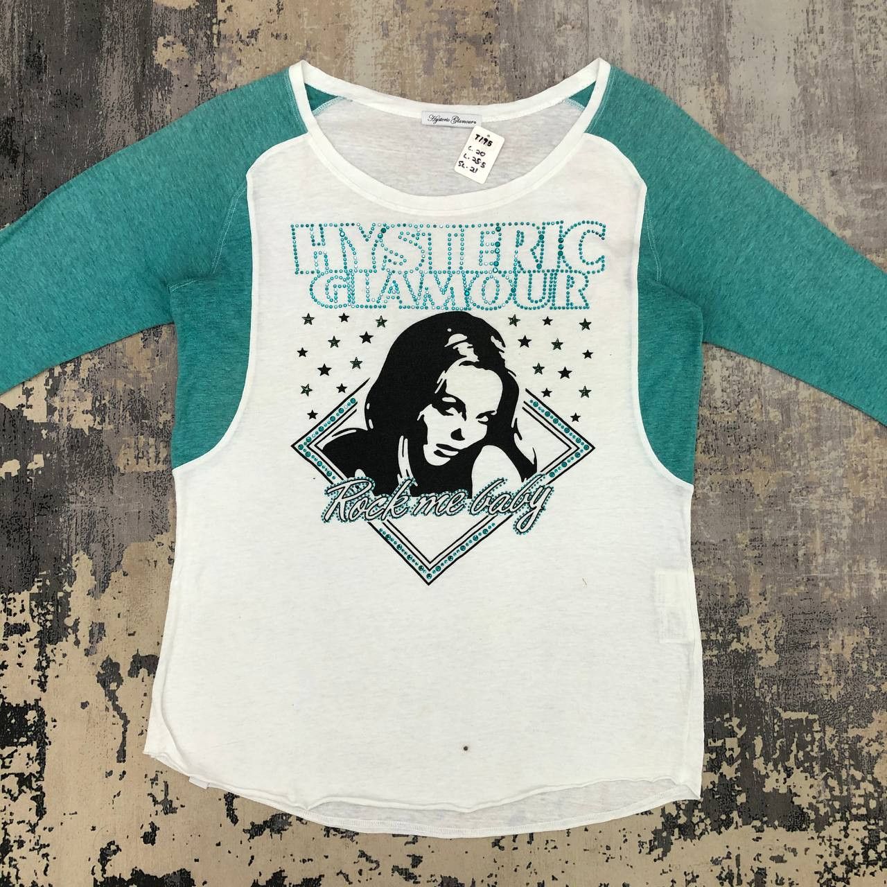 Hysteric Glamour T195 HYSTERIC GLAMOUR x ROCK ME BABY TEE Size M / US 6-8 / IT 42-44 - 2 Thumbnail