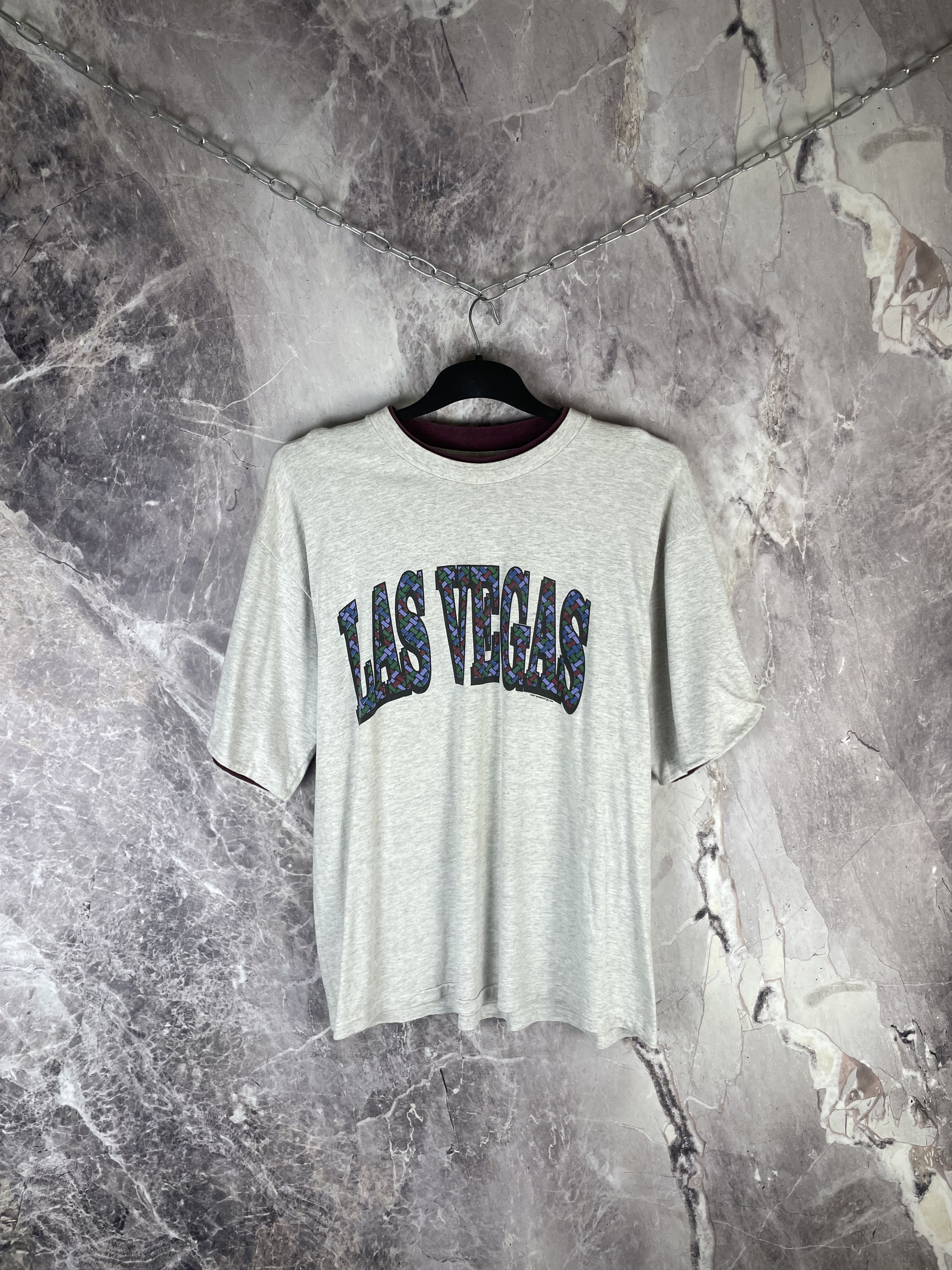 Vintage Vintage 1995 Las Vegas Tee Size US XL / EU 56 / 4 - 1 Thumbnail