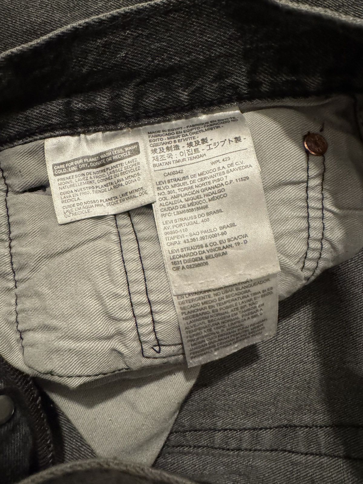 Levi's Levis 501 Denim Jeans W32 L32 Vintage Big E Size US 32 / EU 48 - 7 Thumbnail