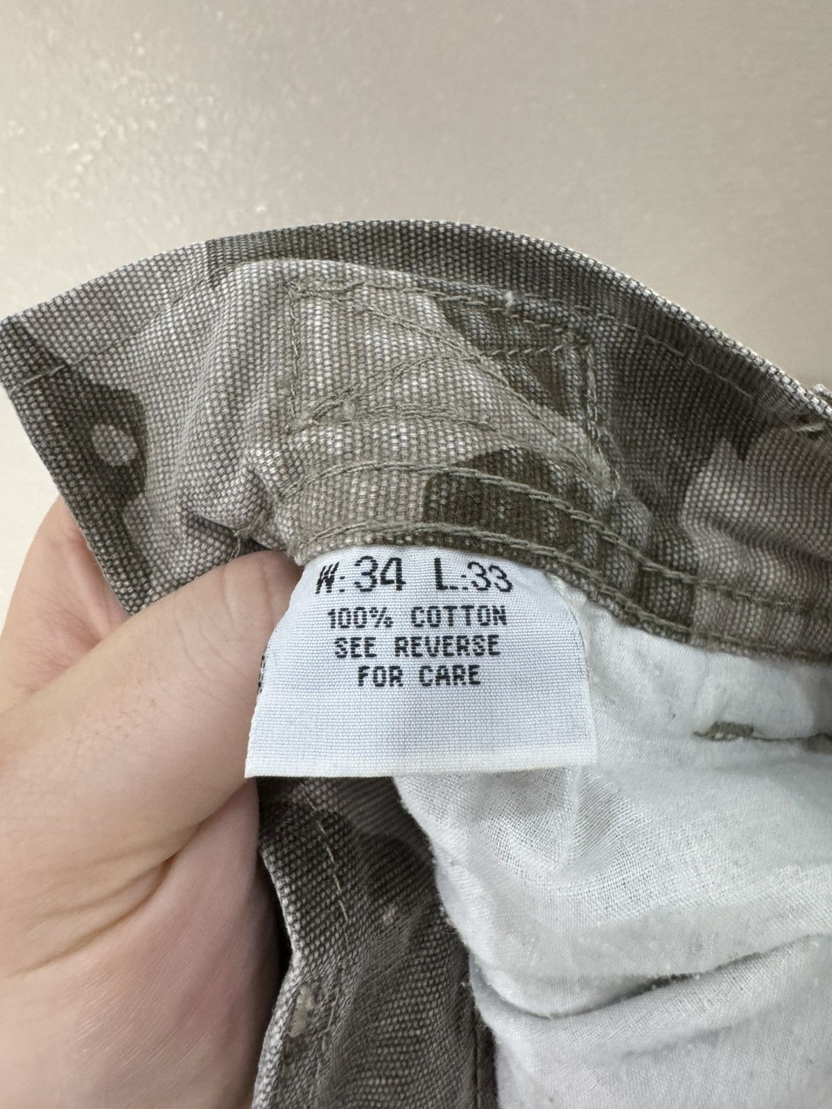Japanese Brand Vintage Y2K Baggy Military Camo Cargo Pants! 34x32 Size US 34 / EU 50 - 5 Thumbnail