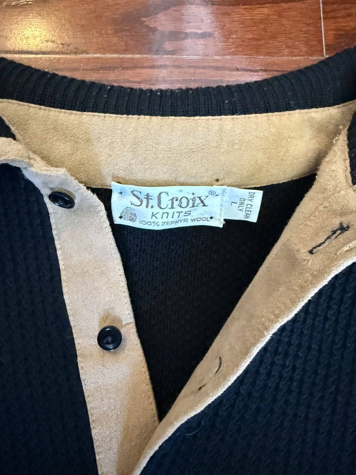 St. Croix St. Croix Men's 100% Zephyr Wool Sweater (L) Size US L / EU 52-54 / 3 - 2 Thumbnail