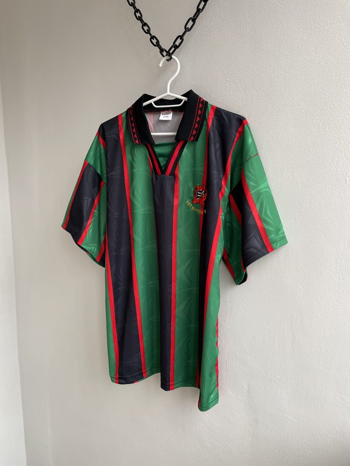 Vintage Ystalyfera RFC 1995 1996 Rugby Jersey Shirt Eurokit Vintage Size US L / EU 52-54 / 3 - 2 Thumbnail