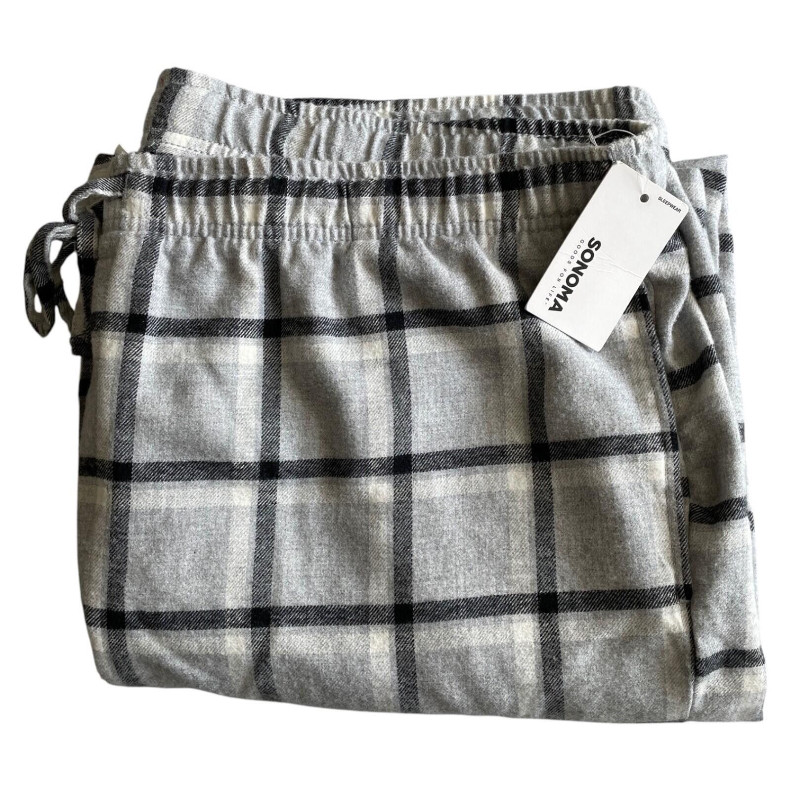 Sonoma Sonoma XXL Gray Plaid Flannel Sleep Lounge Pants NWT Size ONE SIZE - 1 Thumbnail