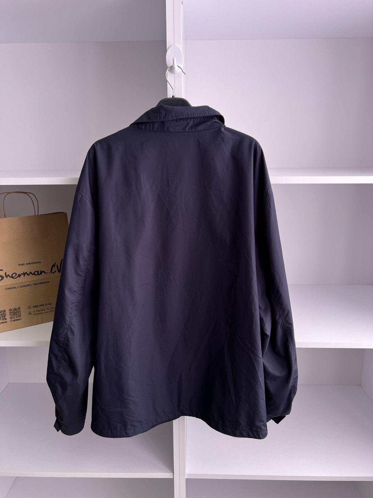 Polo Ralph Lauren × Vintage Vintage Polo Ralph Lauren Navy Jacket Size US XXL / EU 58 / 5 - 11 Thumbnail