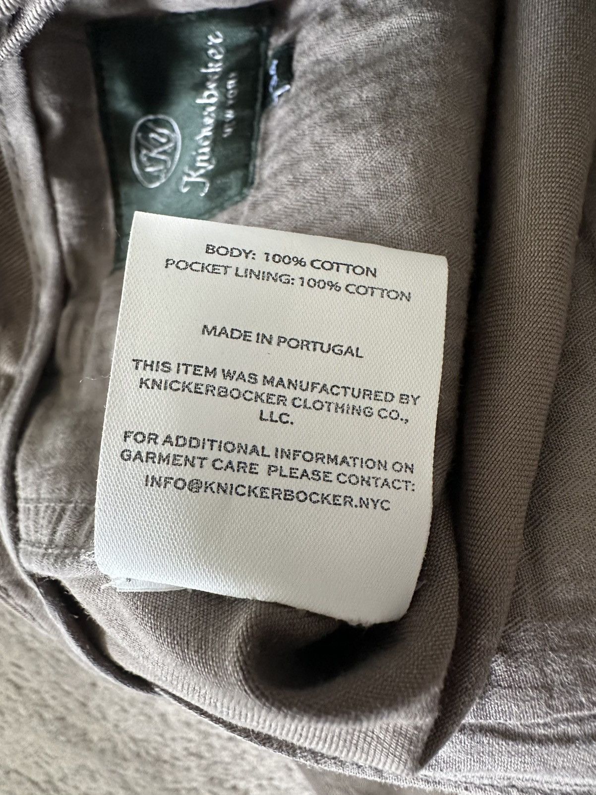 Knickerbocker Mfg Co Canal Pleated TwillForm™ Pant - Granite Size US 34 / EU 50 - 7 Thumbnail