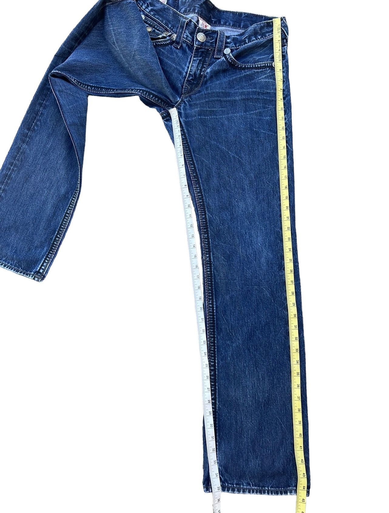 Vintage 2000s True Religion Blue Denim Straight Leg Jeans