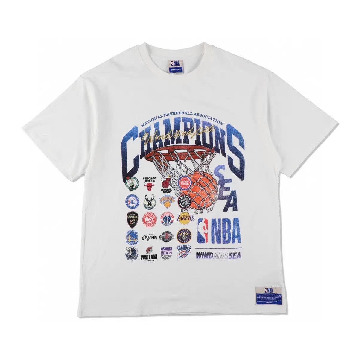NBA NBA CHAMPIONS X WDS Vintage T-shirt Ｑ22 Size US M / EU 48-50 / 2 - 1 Thumbnail