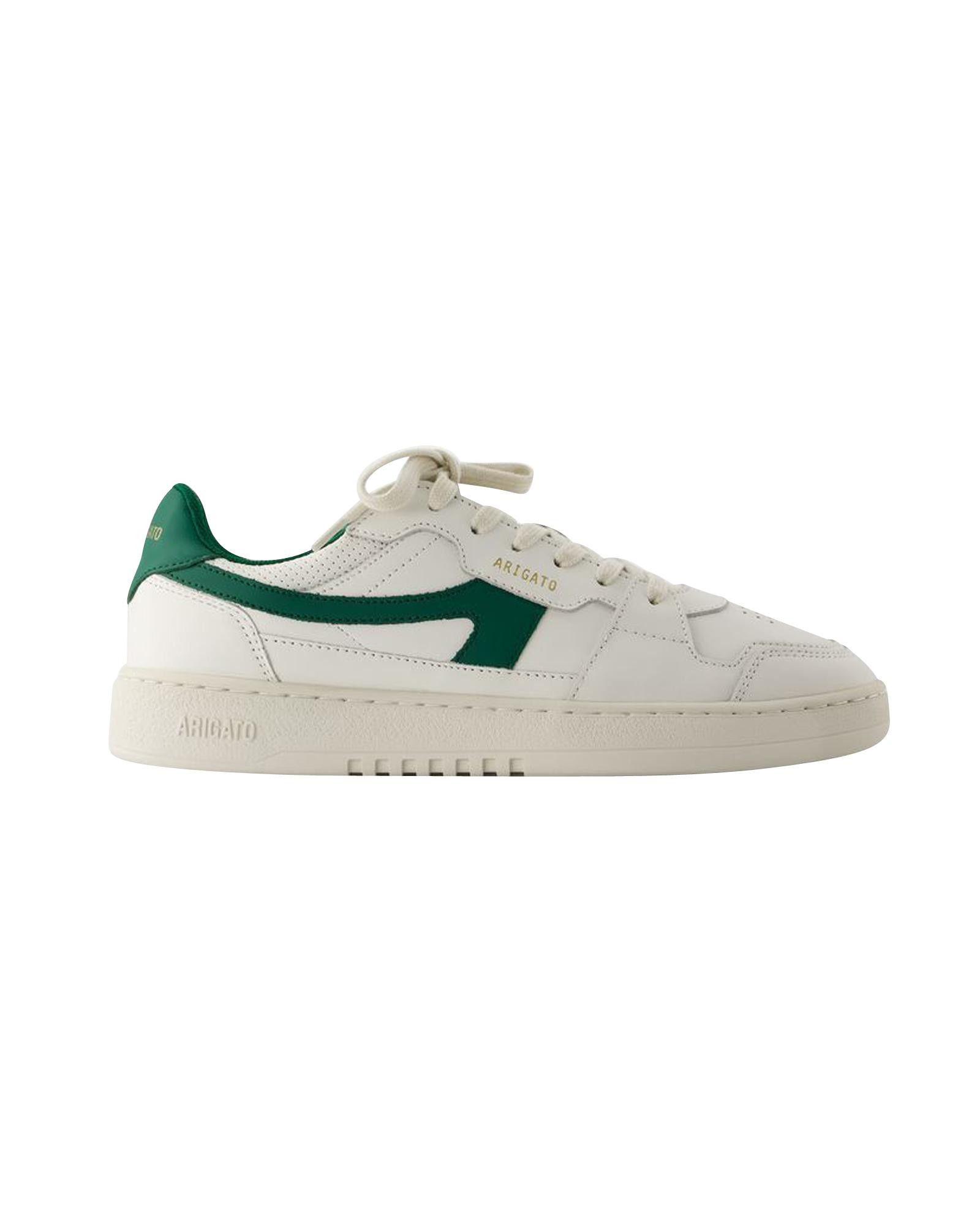 image of Axel Arigato Smooth Leather Lace-Up Sneakers in White, Men's (Size 8)