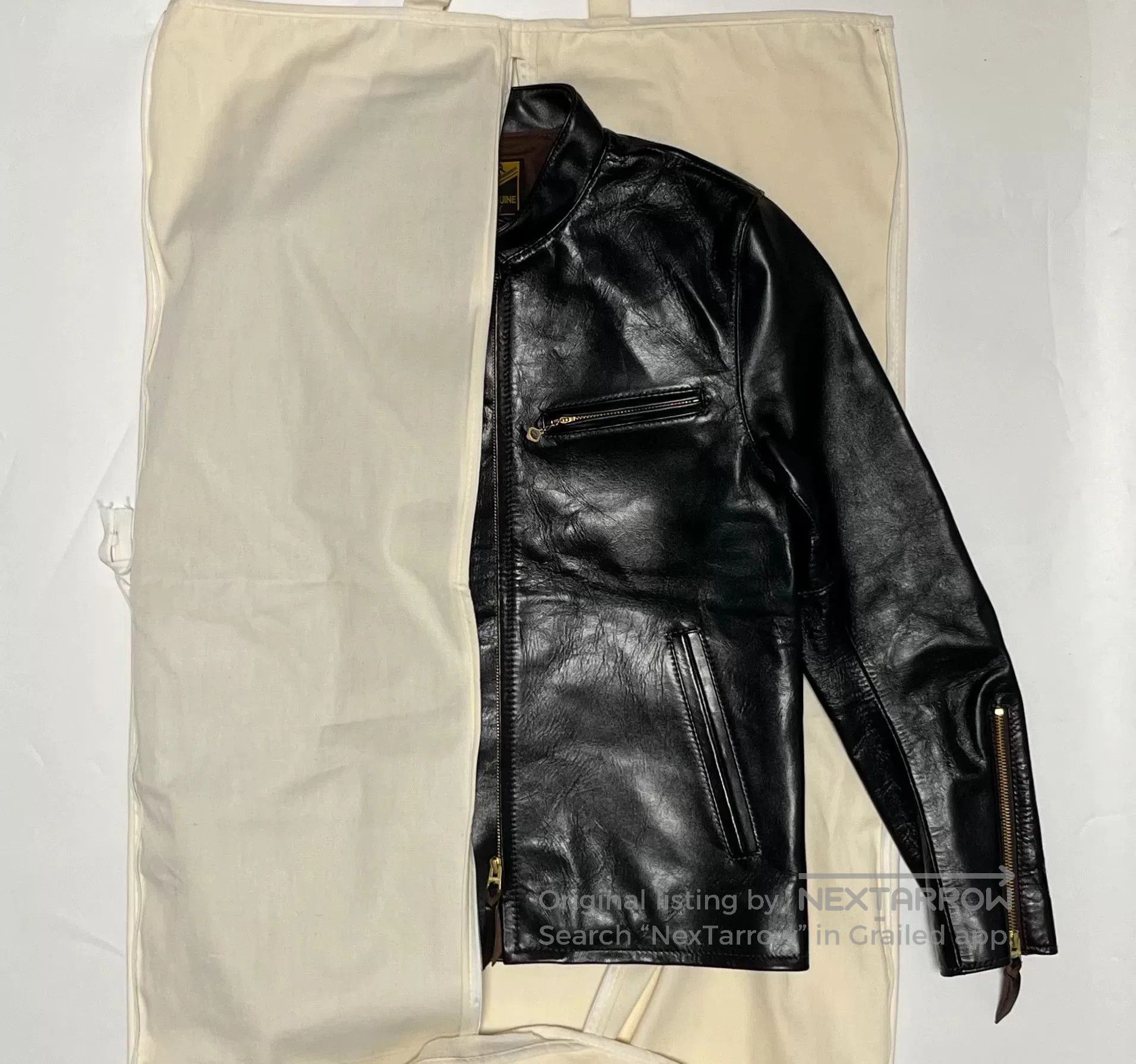 Y'2 Leather black leather jacket by Y'2 Leather. Size US M / EU 48-50 / 2 - 1 Thumbnail