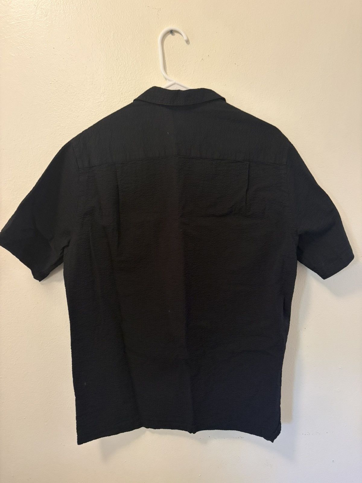 Portuguese Flannel Seersucker Camp Shirt Size US S / EU 44-46 / 1 - 6 Thumbnail