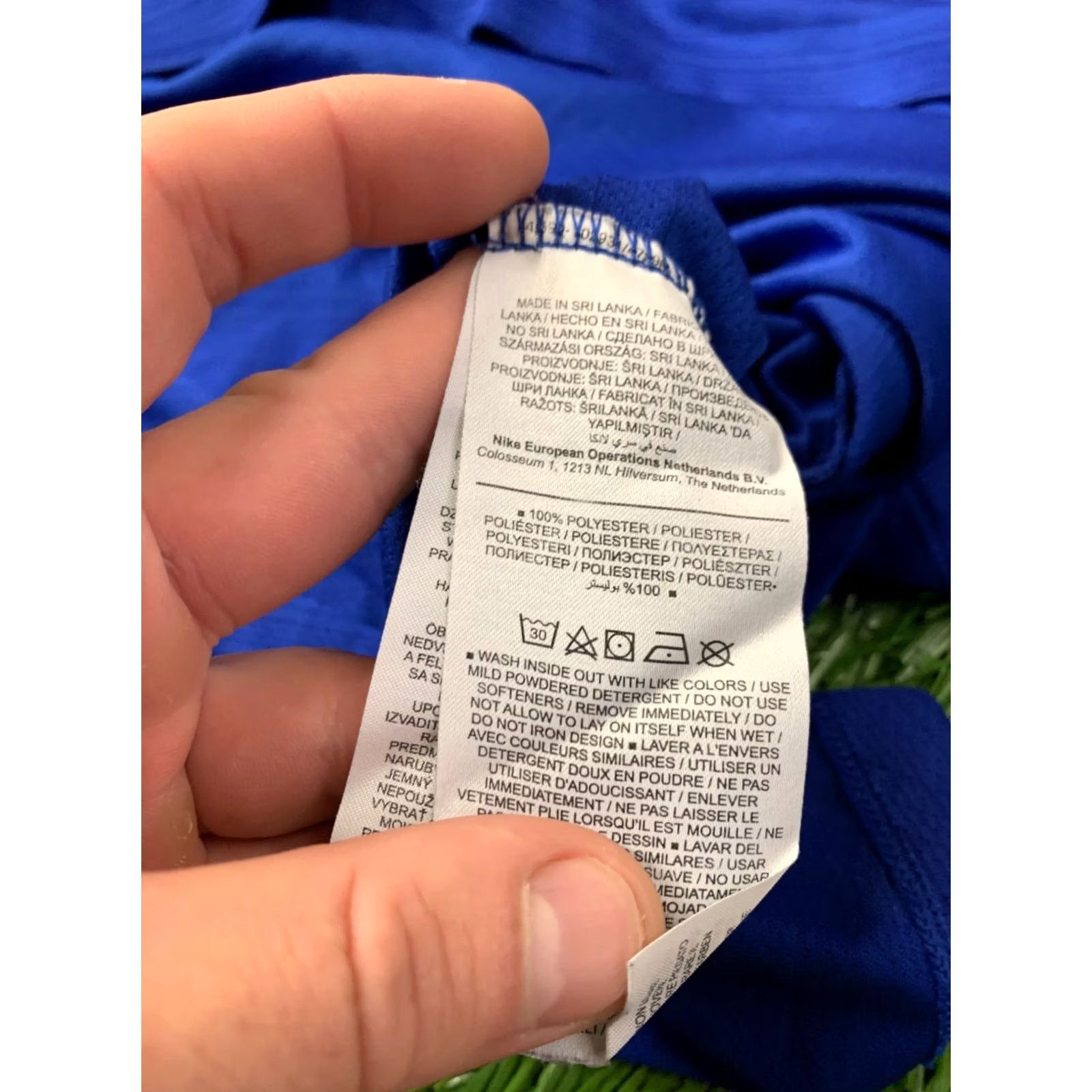 Nike Nike Running T-Shirt Mens L Blue 2021 Dri-FIT Training Shirt Jersey Short Sleeve Crew Neck 100% Polyester Size US L / EU 52-54 / 3 - 5 Thumbnail