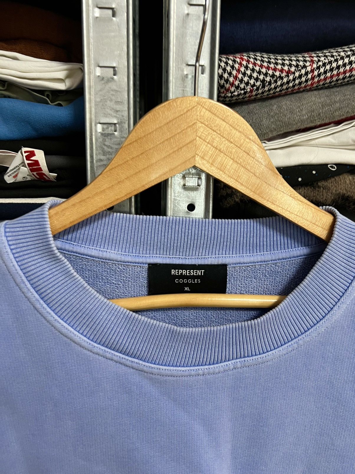Represent Clo. Represent Owners Club Men’s Sweatshirt Blue Size XL Pullover Size US XL / EU 56 / 4 - 5 Thumbnail