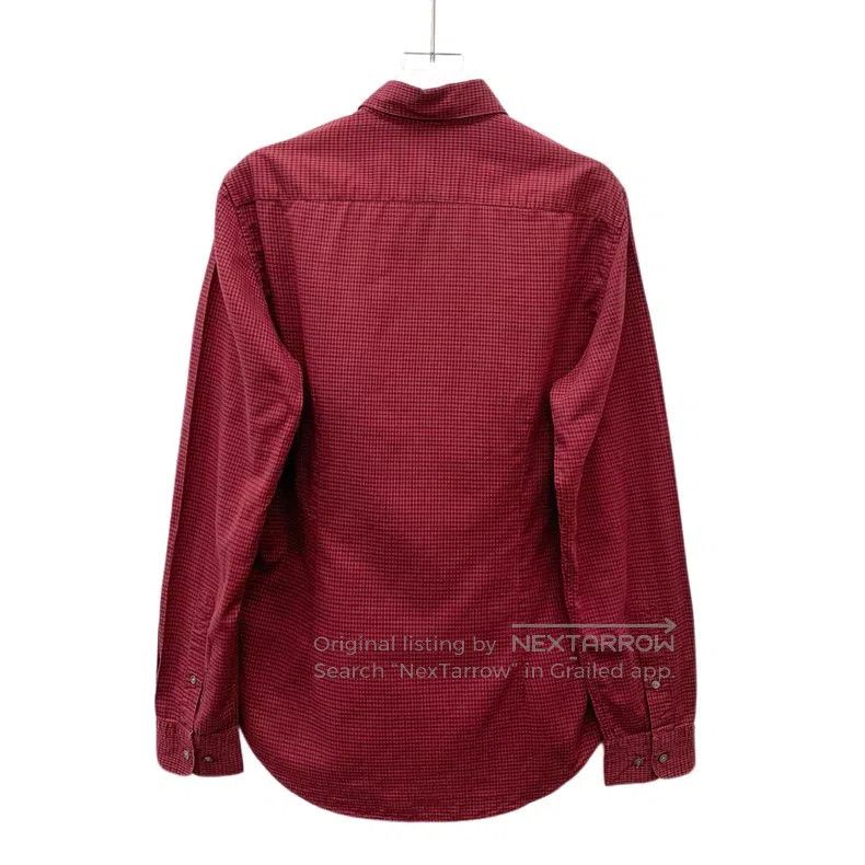 Louis Vuitton Louis Vuitton Red plaid cotton lapel single-breasted long- Size US XS / EU 42 / 0 - 2 Thumbnail