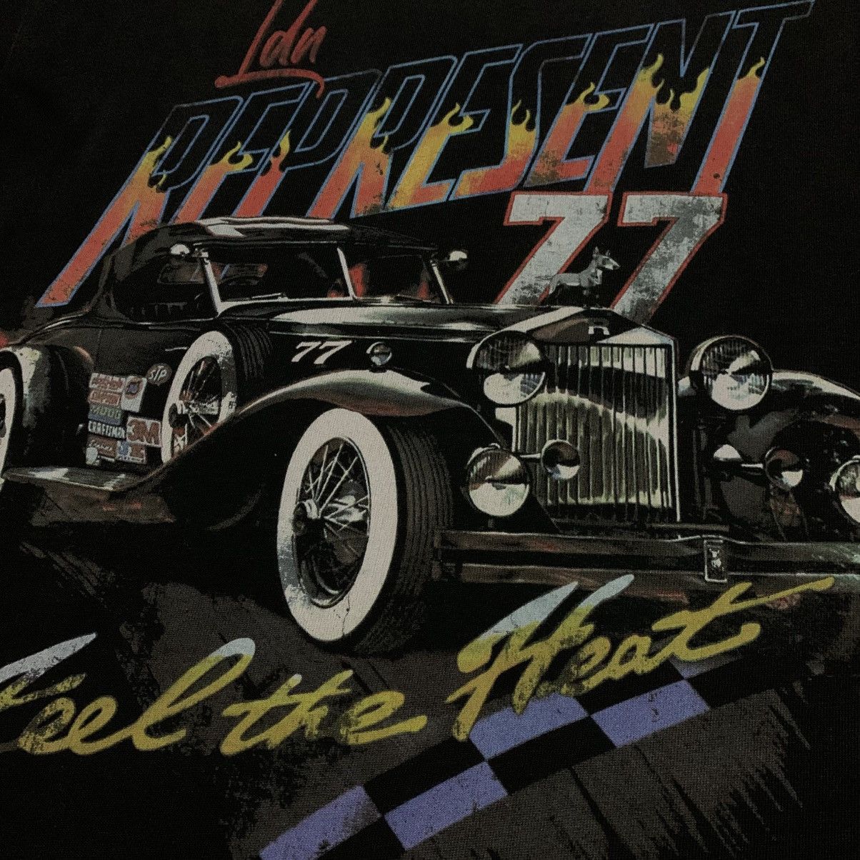 Represent Clo. Represent XS Feel The Heat Vintage Black Tee Size US XS / EU 42 / 0 - 3 Thumbnail