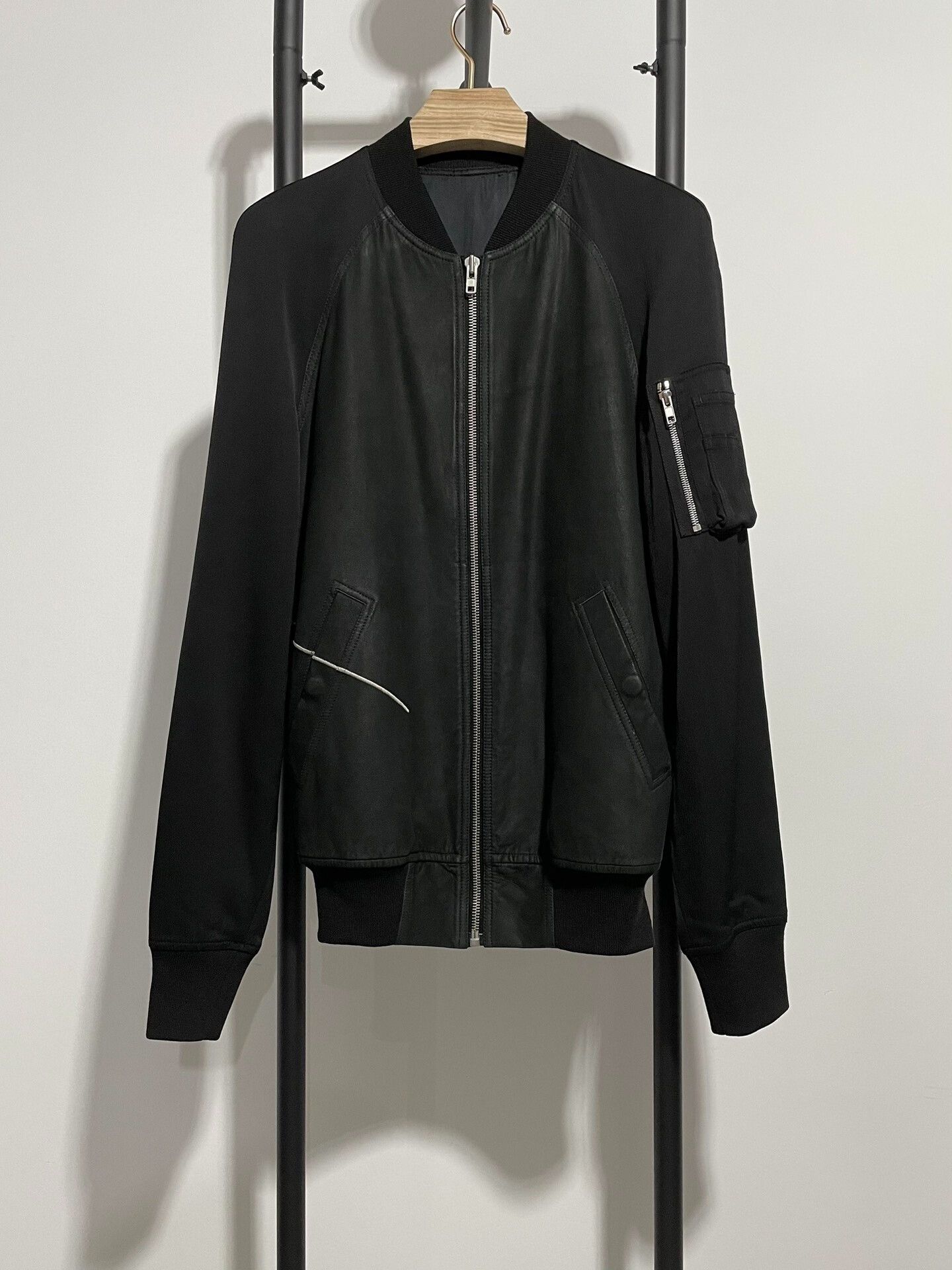 Rick Owens rick owens ro ma1 leather bomber jacket Size US M / EU 48-50 / 2 - 1 Thumbnail