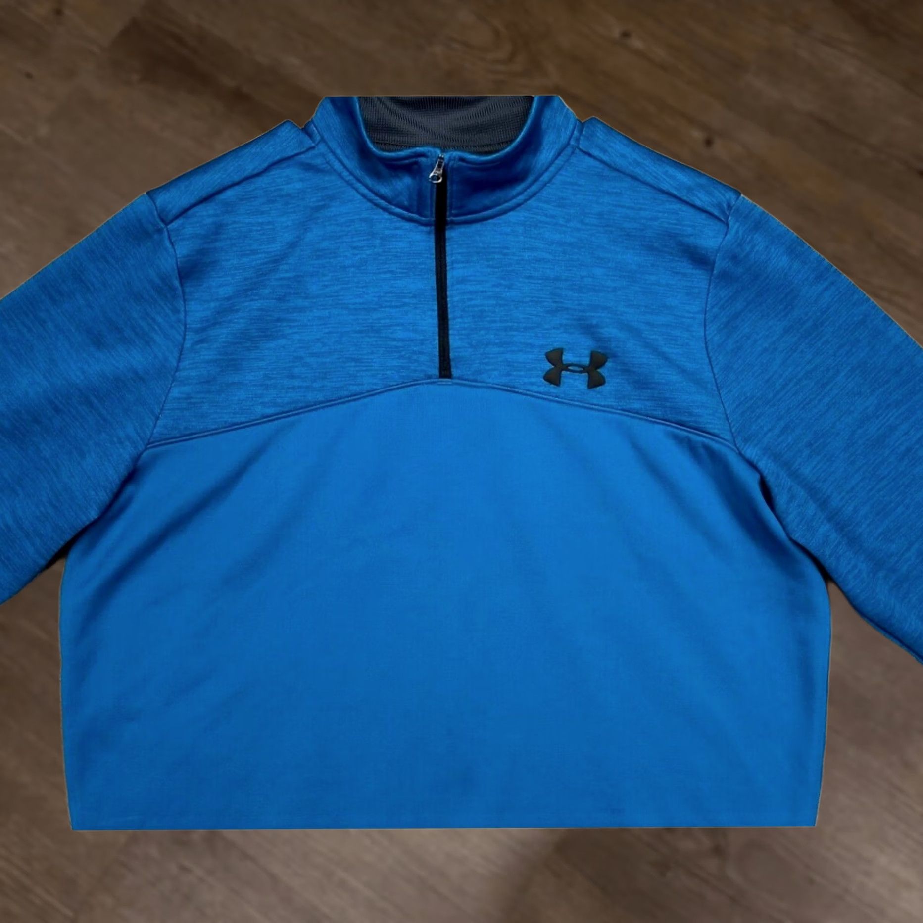 Under Armour Under Armour Sweater Men Large Blue Fleece Lined Quarter Zip Pullover Sweatshirt - - Retail Mens Size 44 Size US L / EU 52-54 / 3 - 1 Thumbnail