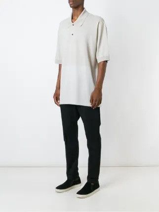 Lanvin Lanvin Molleton Fluide Lave Polo (Oversized) Size US L / EU 52-54 / 3 - 6 Thumbnail