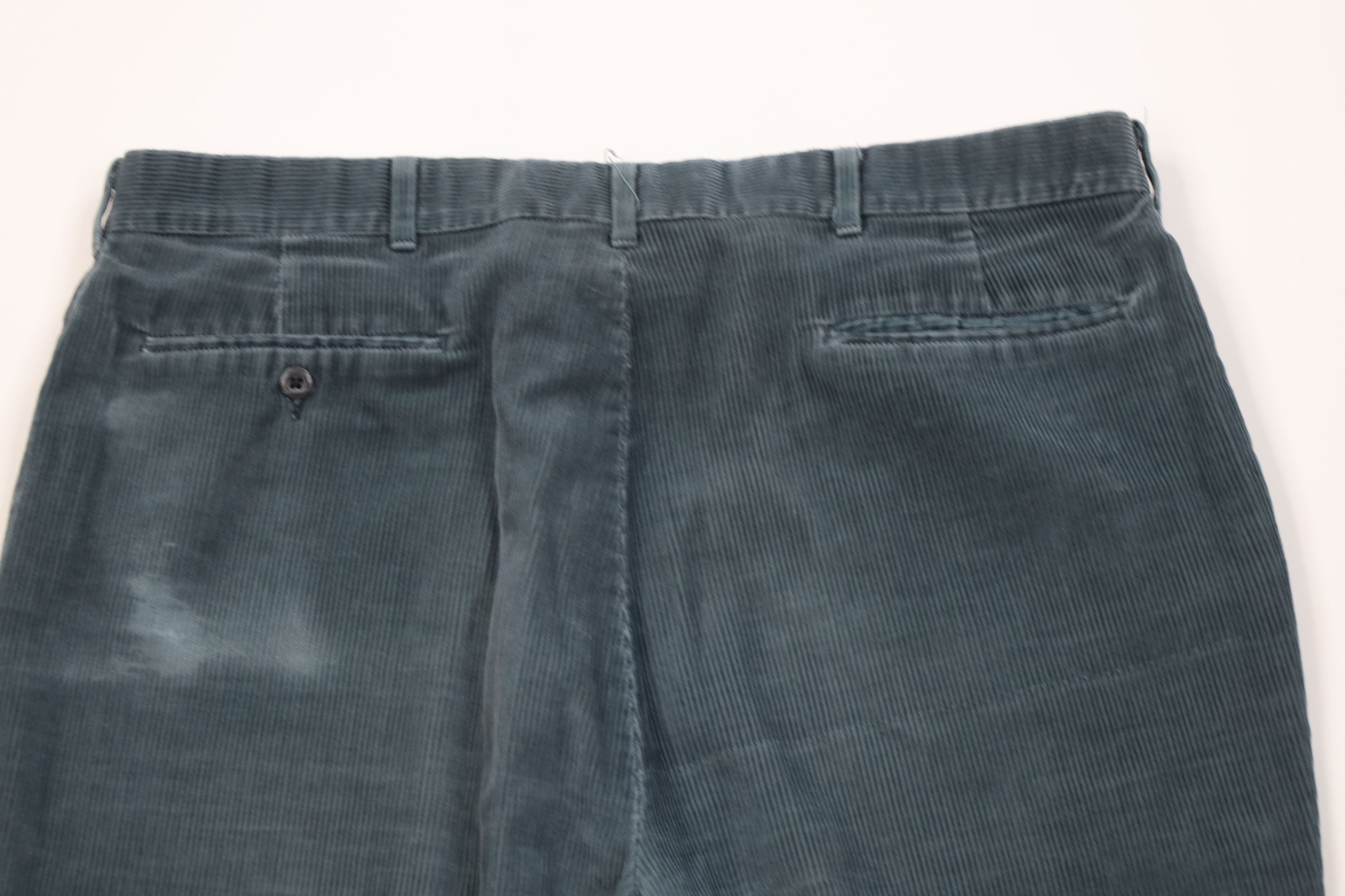 Vintage Vintage 70s Streetwear Wide Leg Corduroy Pants Green USA Size US 38 / EU 54 - 10 Thumbnail