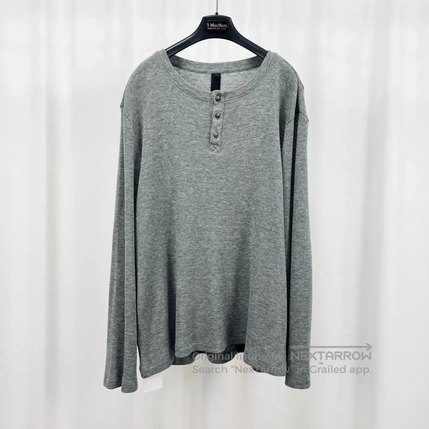 Chrome Hearts Chrome Hearts Embroidered Waffle Knit Longsleeve. Size US XL / EU 56 / 4 - 1 Thumbnail