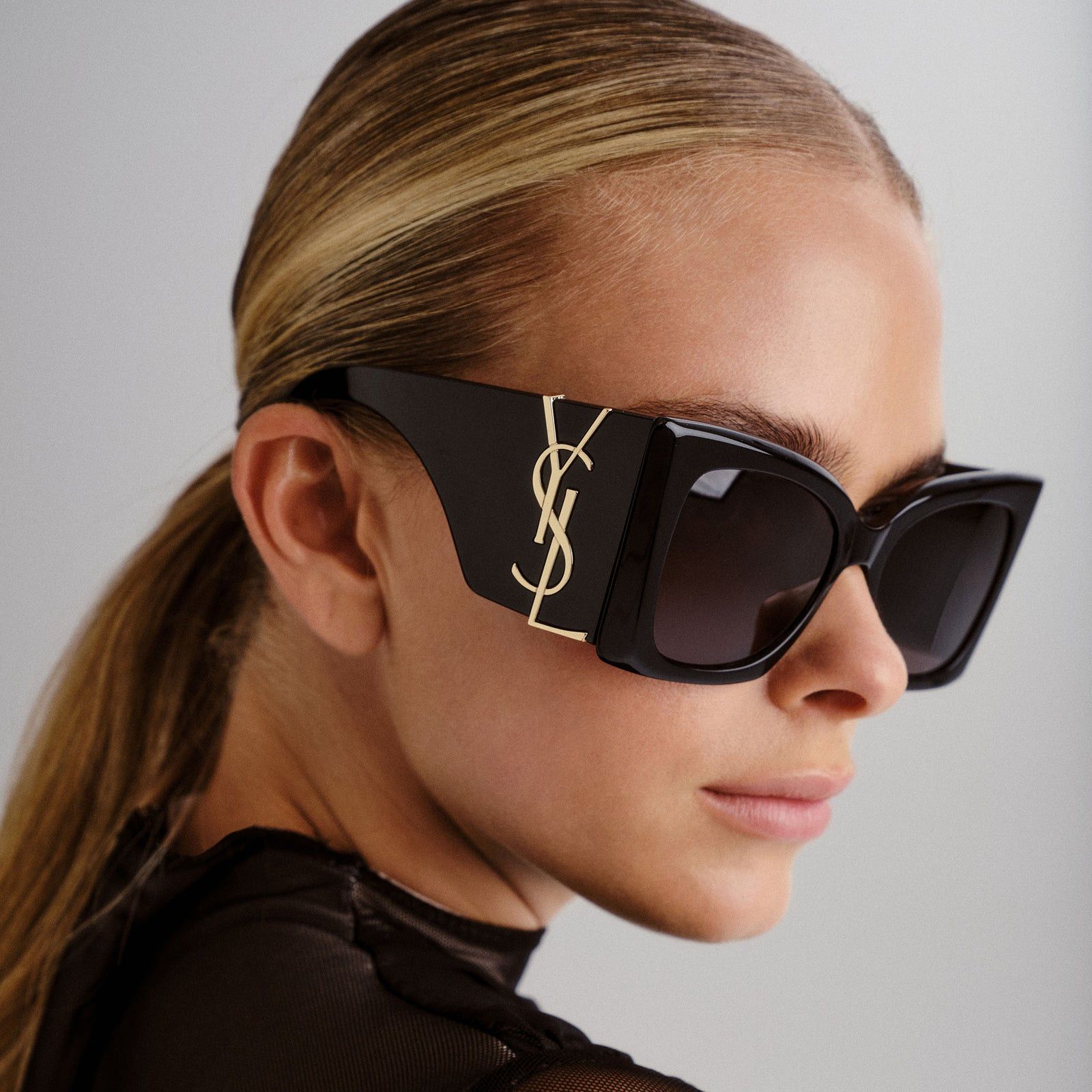 Saint Laurent Paris NEW SAINT LAURENT SL M119 BLAZE - 001 OVERSIZED SUNGLASSES() Size ONE SIZE - 3 Thumbnail