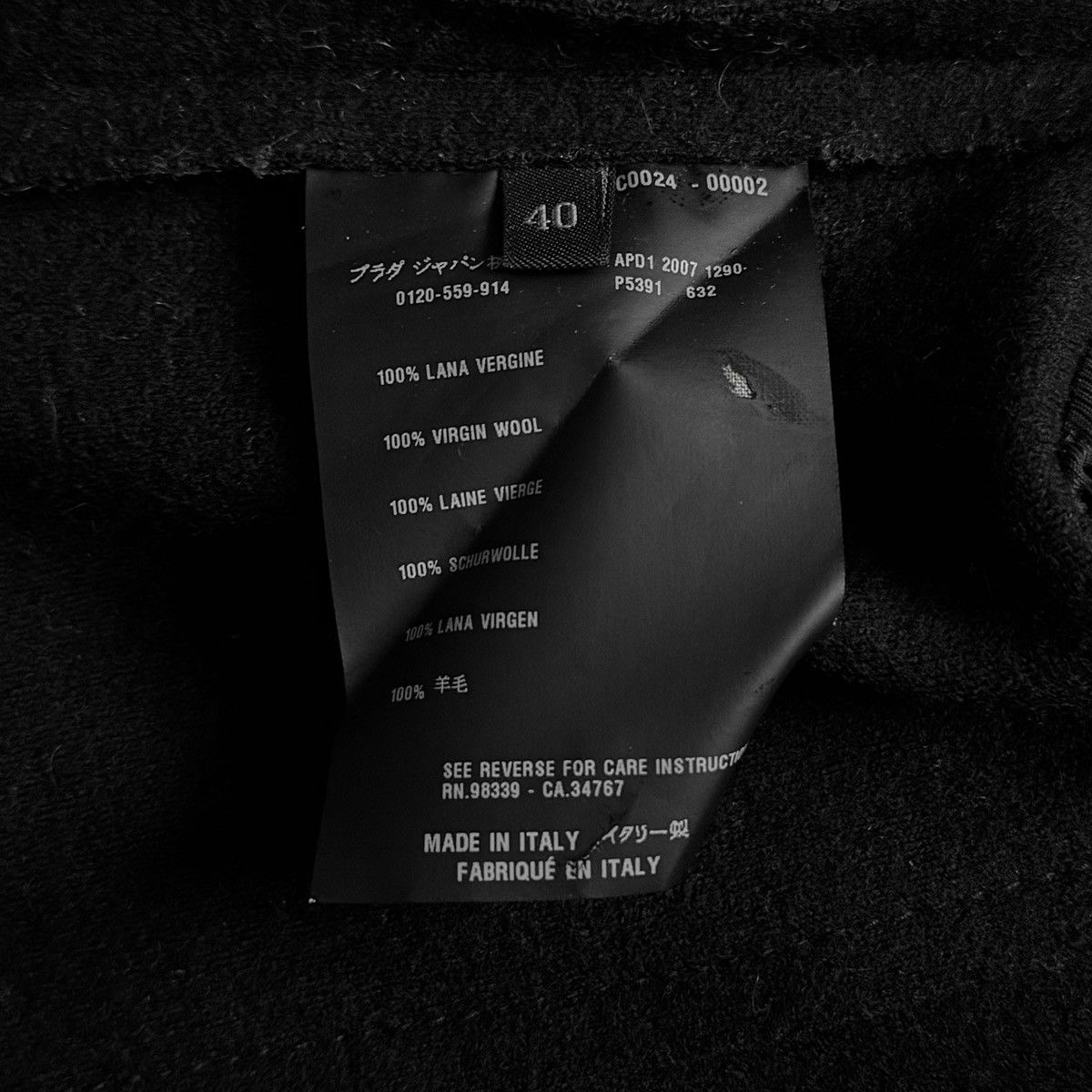 Prada Prada archive jacket FW 2007 with leather inserts Size S / US 4 / IT 40 - 5 Thumbnail