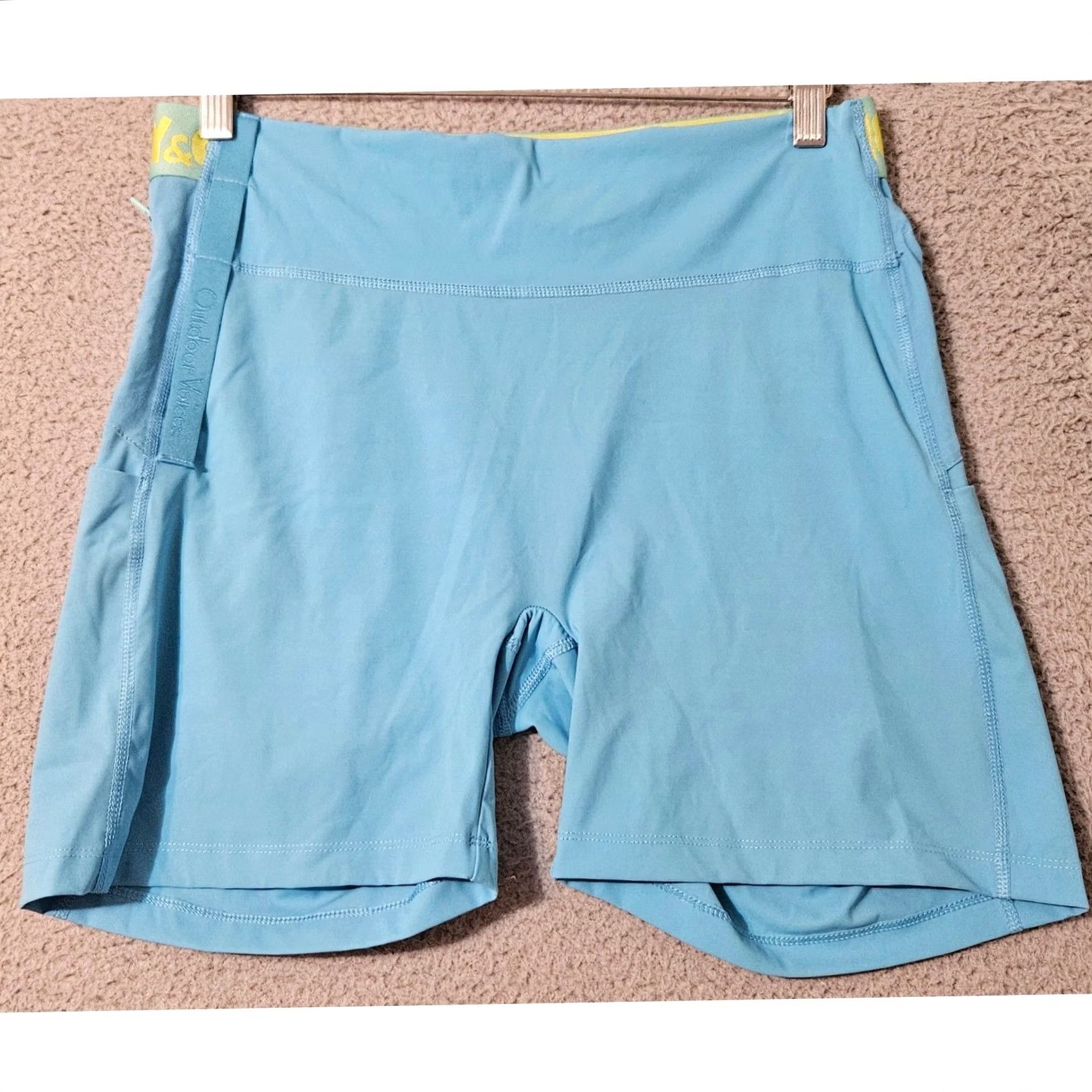 Outdoor Voices Outdoor Voices Shorts Womens XL Blue Disney Exclusive Mickey Snacks UPF Women Size Size 40" / US 18 - 2 Thumbnail
