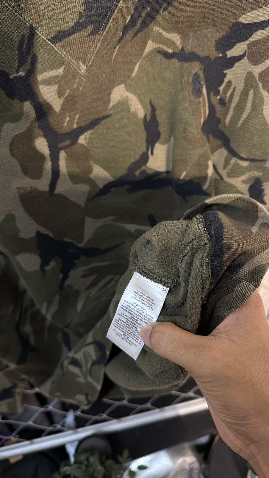 Polo Ralph Lauren Polo Ralph Lauren Camo Crewneck Sweatshirt Camouflage Size US XL / EU 56 / 4 - 6 Thumbnail
