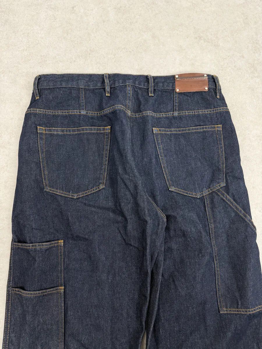 Dries Van Noten Dries Van Noten Navy Brut Denim Carpenter Jeans Size US 37 - 8 Thumbnail