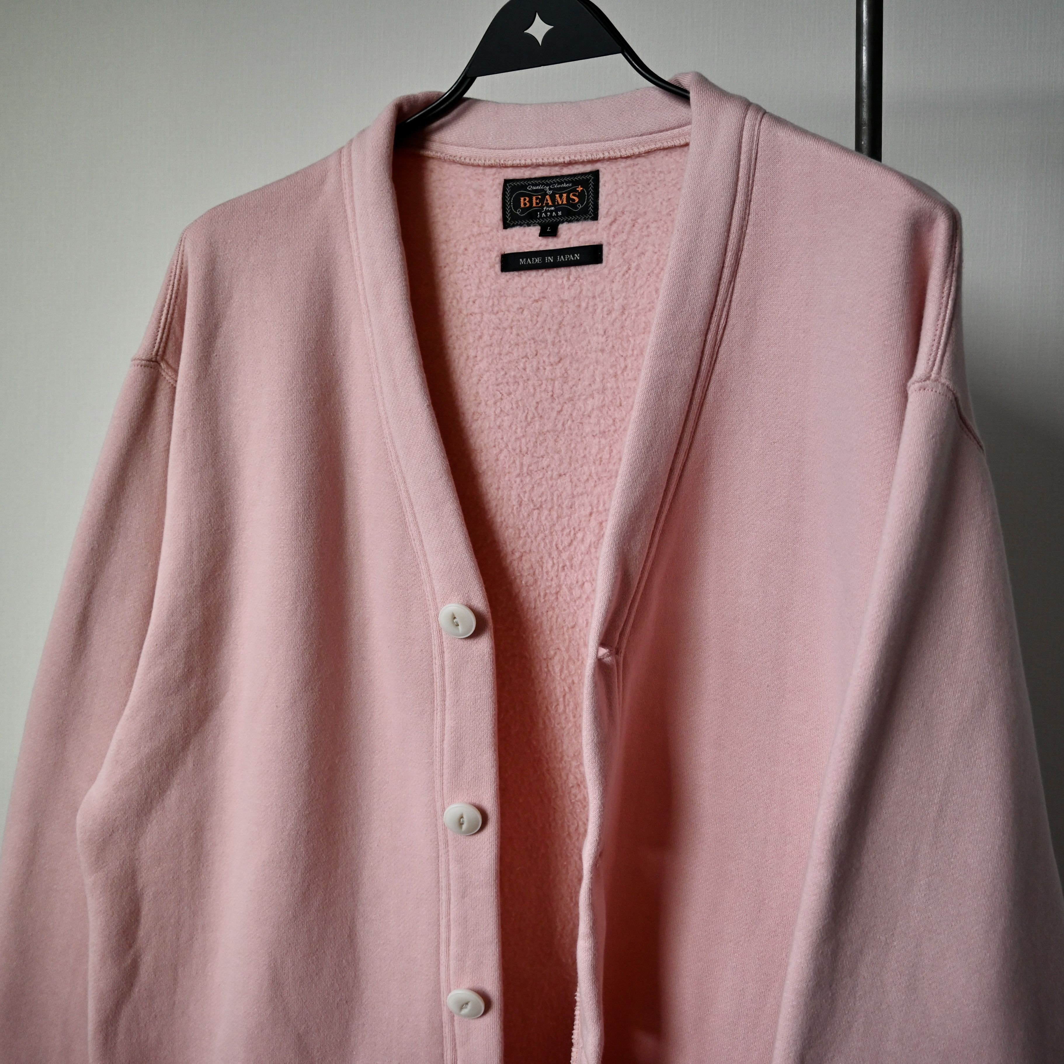 Beams Plus BEAMS Plus soft-fleeced sweat V cardigan, made in Japan Size US L / EU 52-54 / 3 - 6 Thumbnail