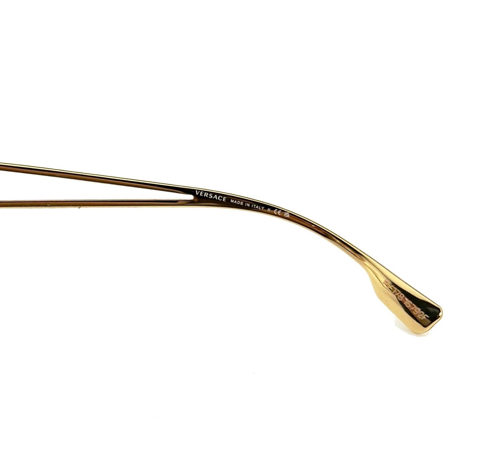 Versace VERSACE VE3359 3359 SAFETY PIN Medusa Brown Gold Optical Size ONE SIZE - 7 Thumbnail