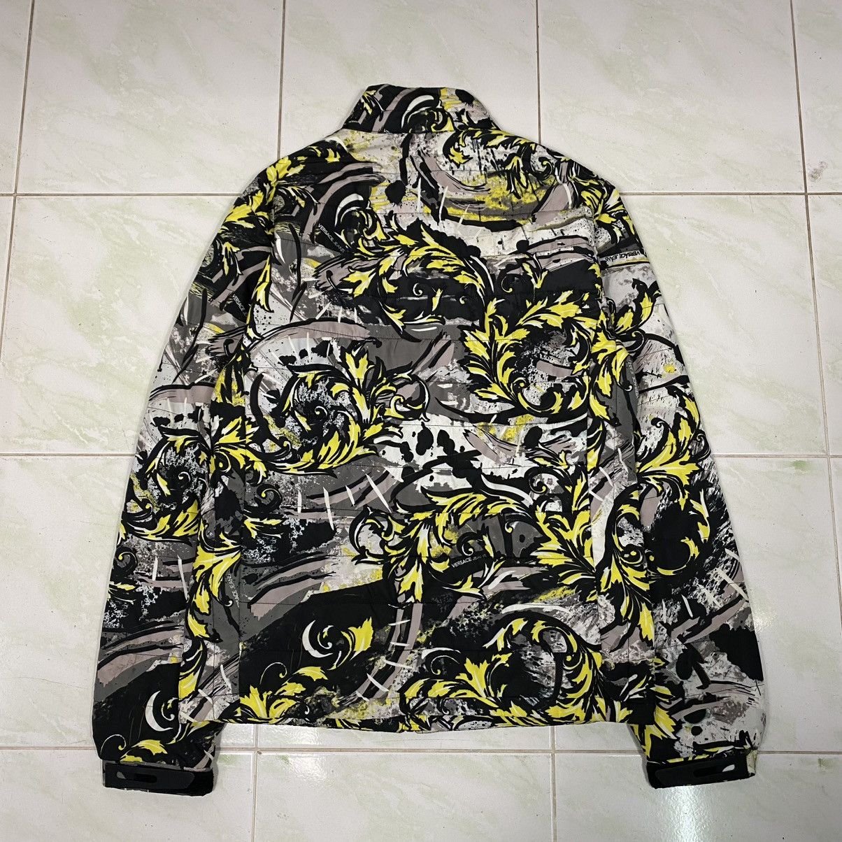 Versace 🔥VINTAGE ZIPPER LIGHT PUFFER JACKET VERSACE JEANS Size US M / EU 48-50 / 2 - 16 Thumbnail