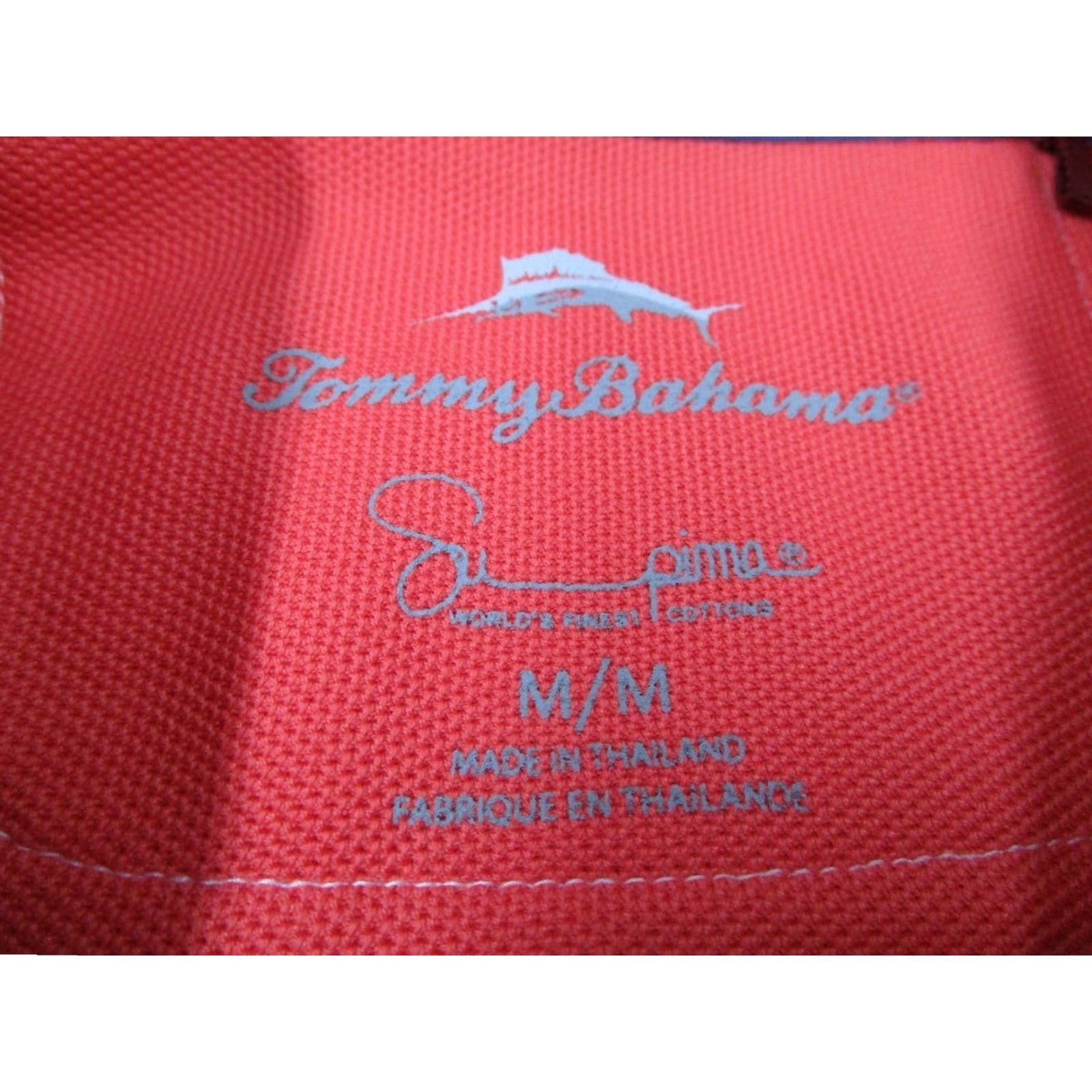 Tommy Bahama Tommy Bahama Shirt Medium Orange Supima Blend Golf Marlin Resort Travel Mens Size US M / EU 48-50 / 2 - 3 Thumbnail