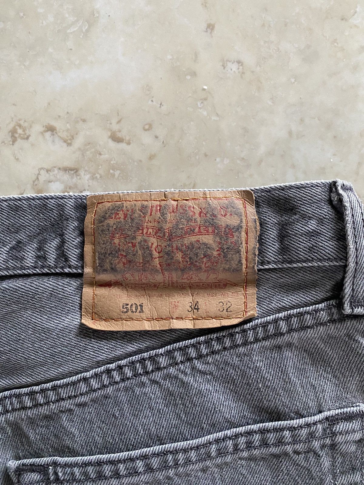 Levi's Vintage Levis 501 Baggy Jeans Made Usa 2000s Washed Denim Size US 34 / EU 50 - 11 Thumbnail