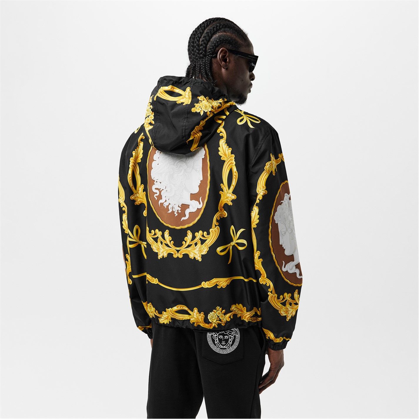 Versace o1g2r1mq0526 Medusa Tech Lightweight Windbreaker Jacket Size US L / EU 52-54 / 3 - 4 Thumbnail