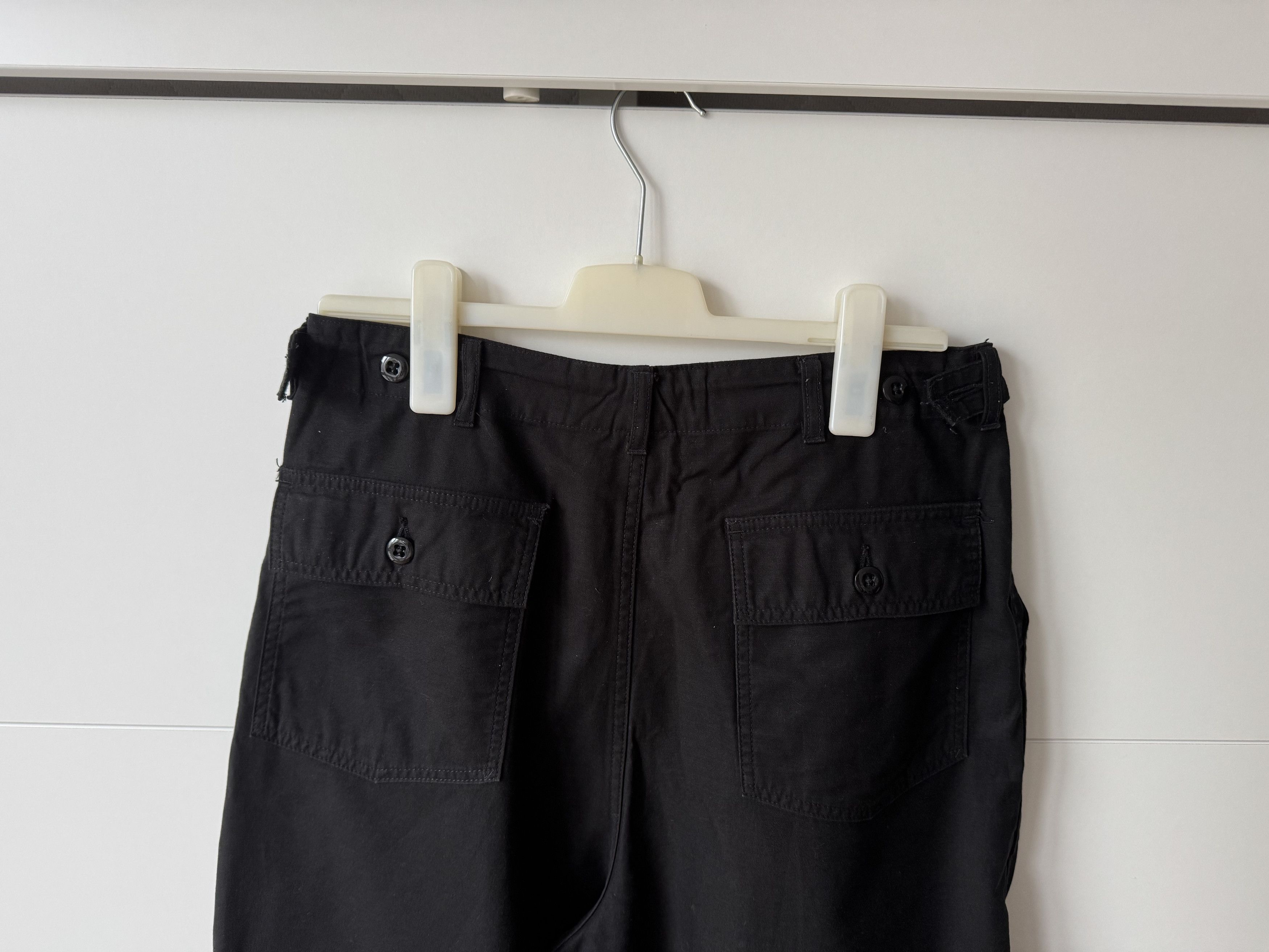 Needles [M] H.D. Pant Fatigue in Black (SS23) Size US 30 / EU 46 - 4 Thumbnail