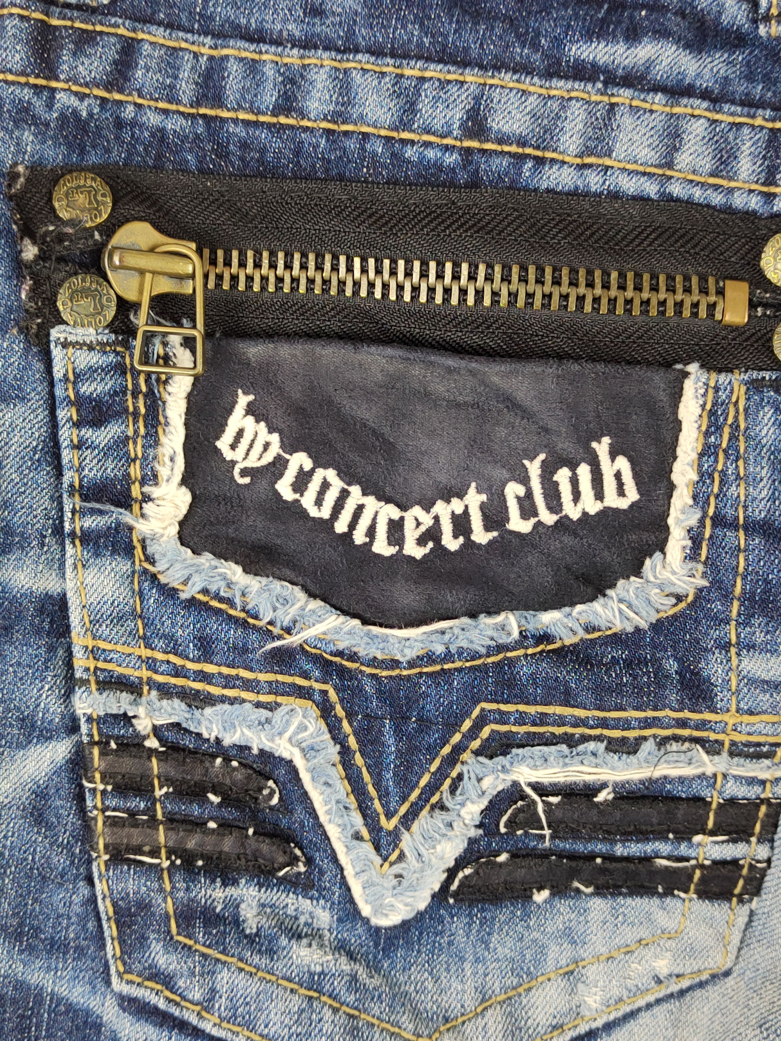 If Six Was Nine DL Lolita Distressed faded ripped Bootcut jeans Denim #S1539 Size 28" / US 6 / IT 42 - 2 Thumbnail