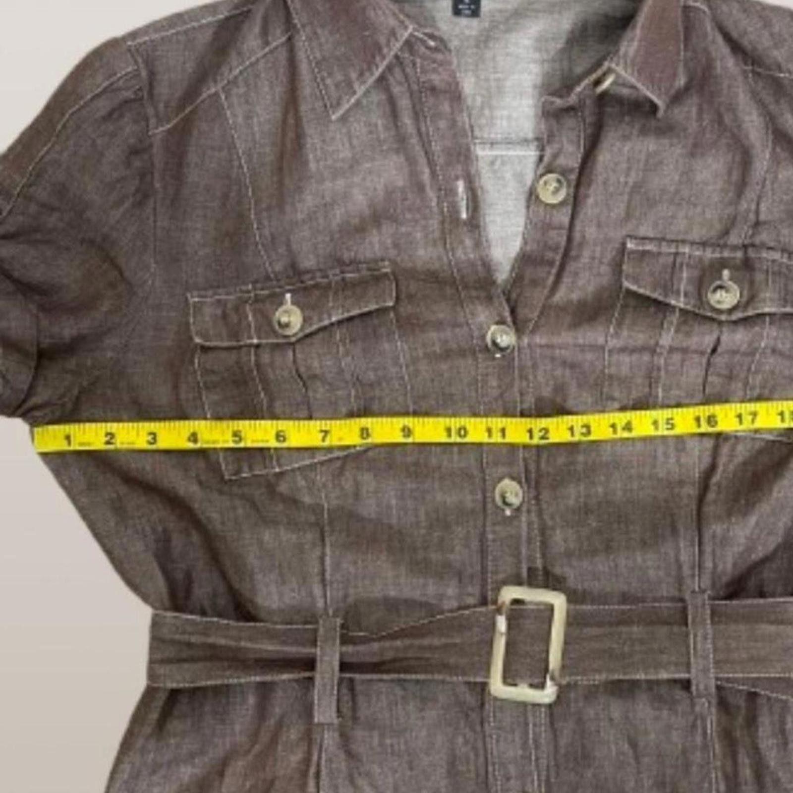 Designer Lafayette 148 safari dress #lafayette148dress Size XXL / US 16-18 / IT 52-54 - 6 Thumbnail